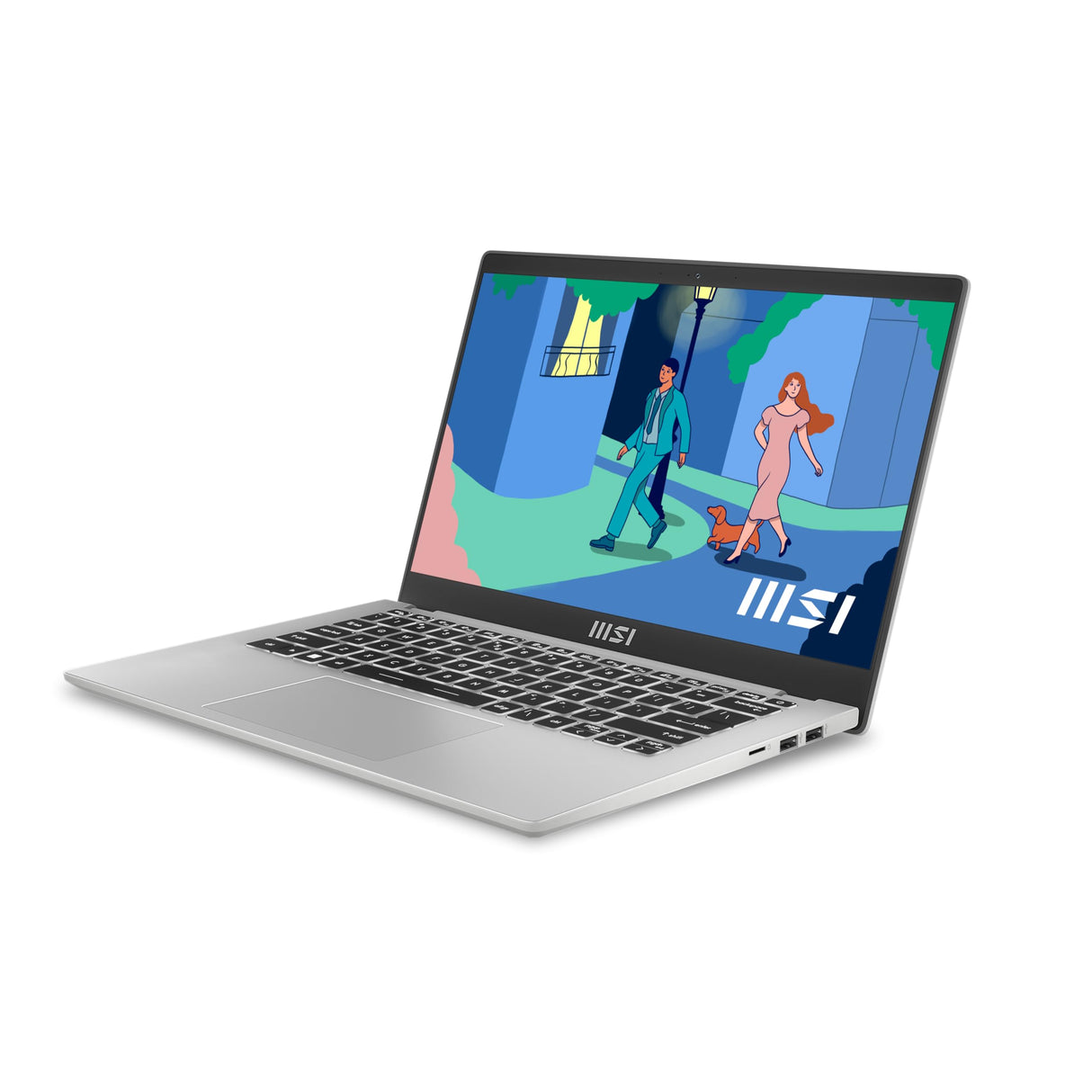 MSI Modern 14 C7M-293XES portátil Profesional 14 Pulgadas, FHD (1920x1080), 60Hz, Ryzen 5 7430U, AMD Radeon Graphics, 8GB RM, 512GB SSD, Free Dos, QWERTY Español