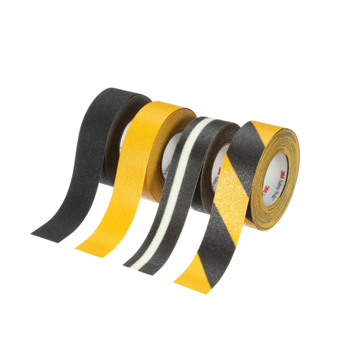 3M Safety-Walk Antideslizante Alta Agresividad Soporte Flexible 600 Series, Negro, 51 mm x 18.3 m