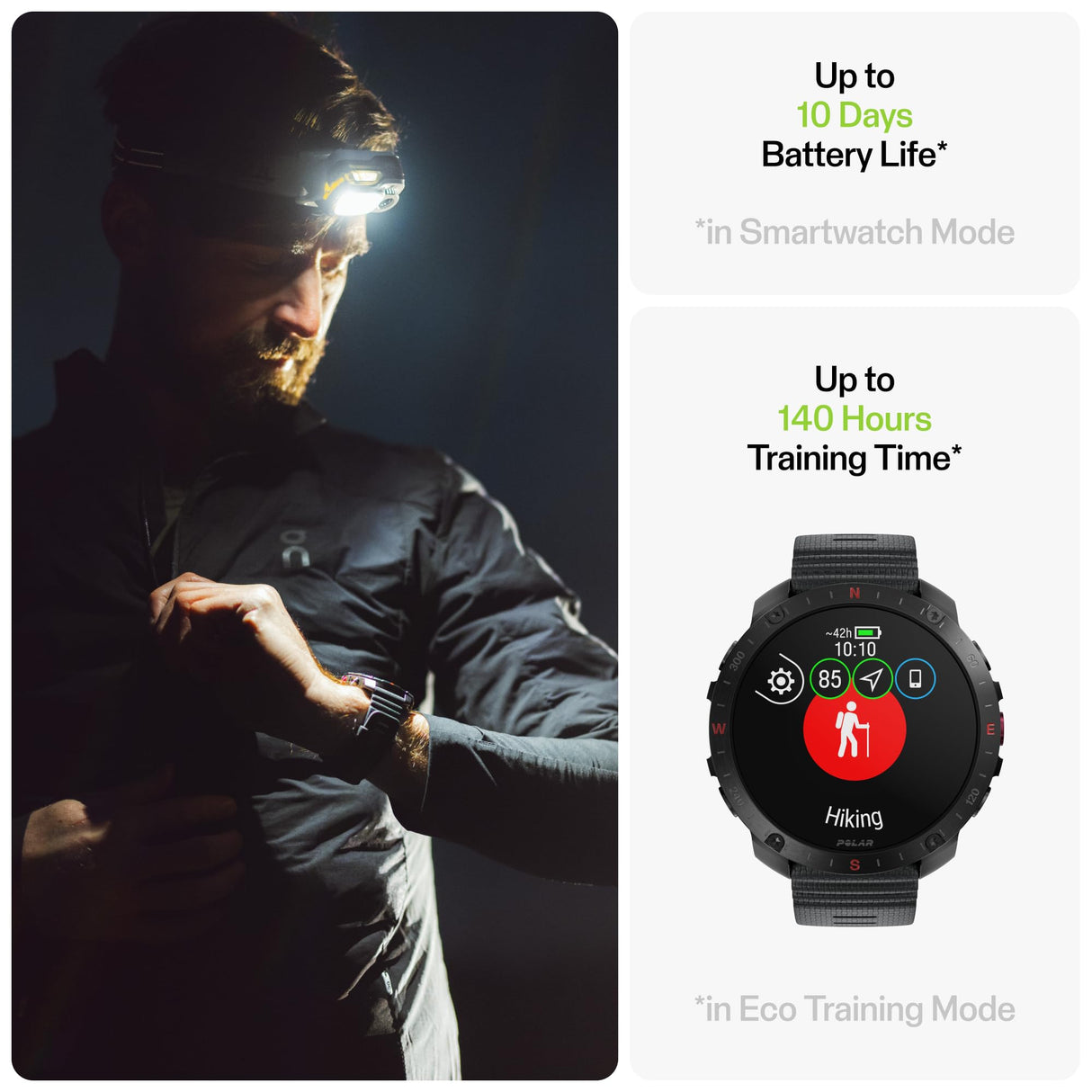 Polar Outdoor Multisport Watch Premium Grit X2 Pro: un smartwatch Robusto con GPS, Funciones de navegación avanzadas, Registro de Actividad, tecnología de biosensores y Entrenamiento con FC.