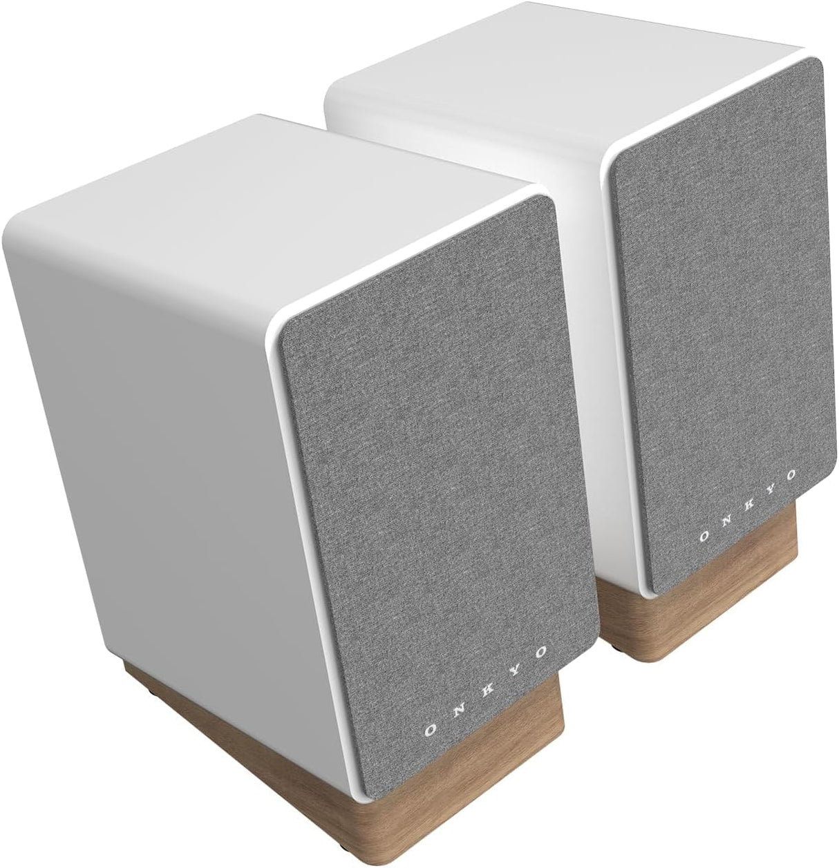 ONKYO Creator Series GX-30ARC Powered Speakers, White - 4" woofer, HDMI ARC, USB/C, Line/Phono, Optical Ports, Bluetooth 5.3 Audio connectivity