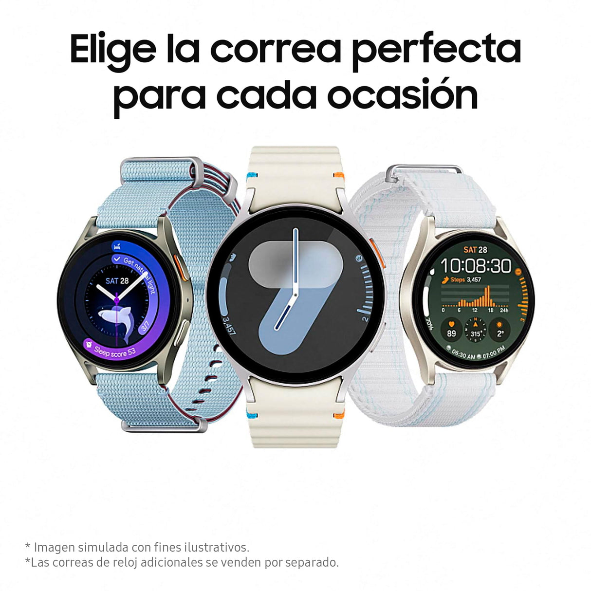 Samsung Galaxy Watch7 - LTE, Smartwatch 40mm, Control de Salud, Seguimiento Deportivo, Color Beige, Garantía 3 Años + 1 año Extra (Versión española)