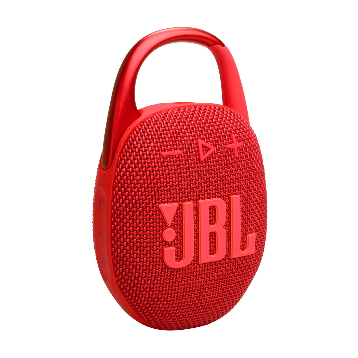JBL Clip 5, Altavoz inalámbrico portátil con Bluetooth, resistente al agua y al polvo IP67, hasta 12h de reproducción y más con Playtime Boost activado, rojo