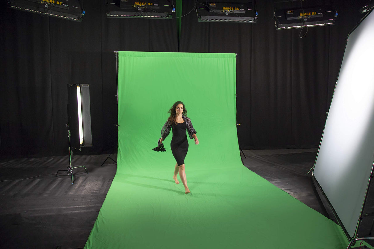 Manfrotto Chromakey - Fondo Cortina (3 x 7 m) Azul/Verde