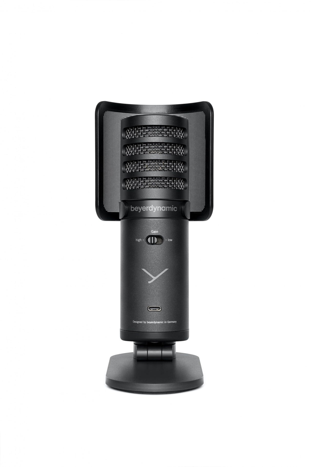 Beyerdynamic Fox micrófono de Condensador de Gran diafragma USB para el Estudio (característica cardioide)
