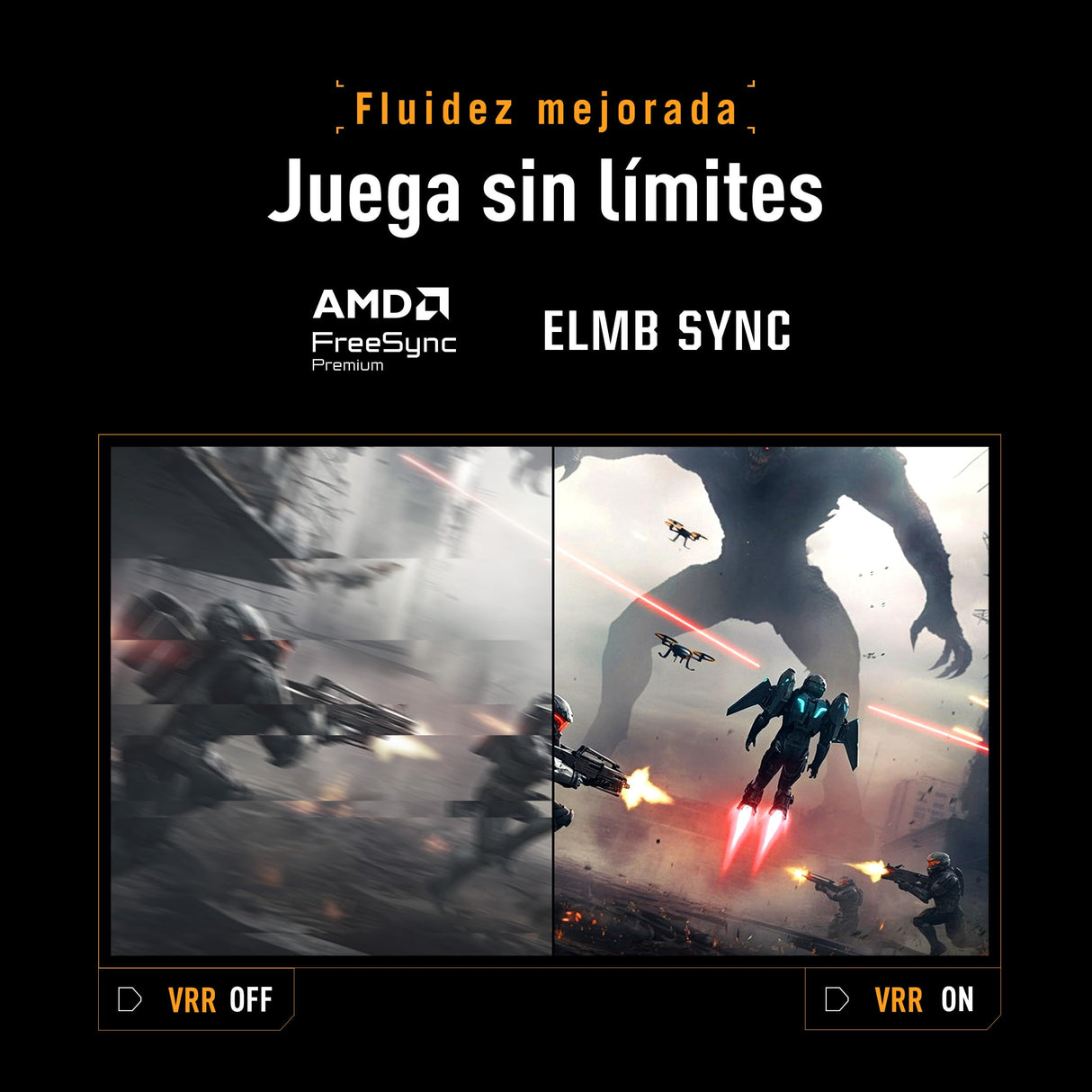 ASUS TUF Gaming VG249Q5R Monitor de 23,8 Pulgadas, Full HD (1920 x 1080), 200 Hz, Fast IPS, ELMB, 0.3 ms GTG (mín), Altavoz estéreo, DisplayWidget Center, AI Visual