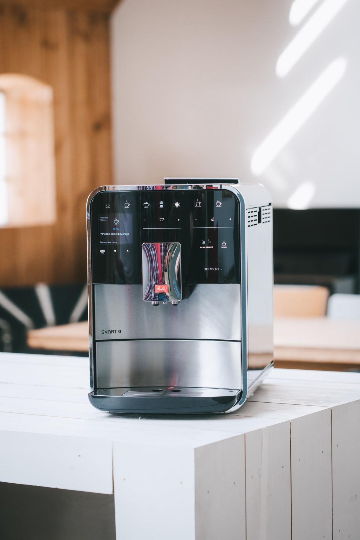 Melitta F850-101 Máquina de Café Automática Caffeo Barista TS Smart (Plata) F 850-101, 1450 W, 1.8 litros
