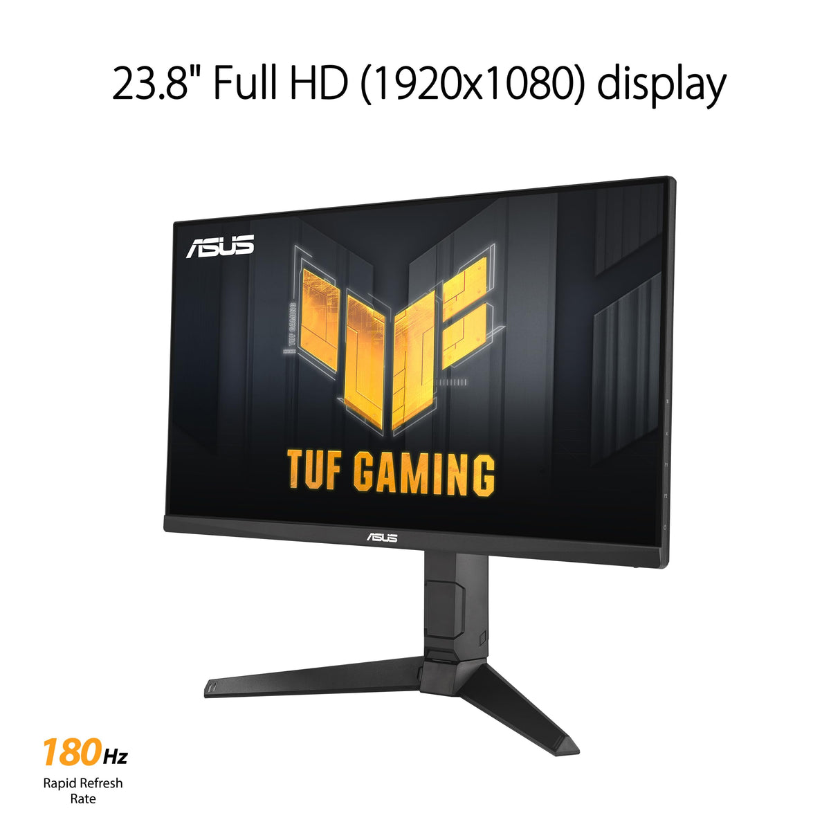 ASUS TUF Gaming VG249QL3A - Monitor Gaming de 24", Full HD, 180 Hz, Fast IPS, ELMB, 1 ms, FreeSync, Compatible con G-Sync, Variable Overdrive, 99% sRGB, Altura Regulable