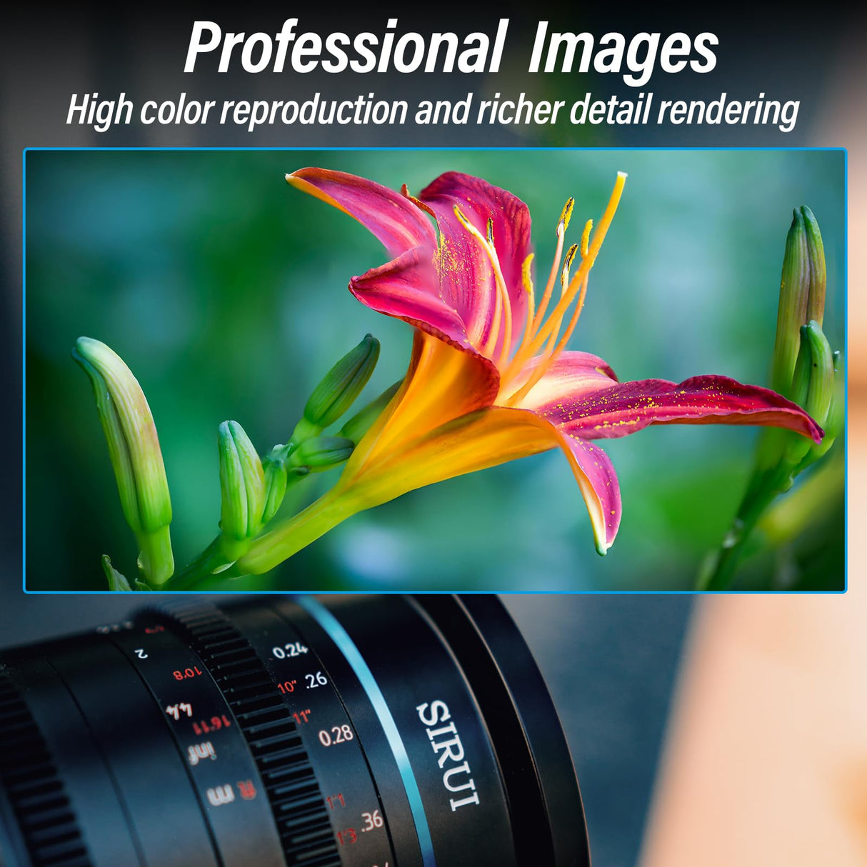 SIRUI Jupiter Macro T2 - Juego de Lentes Cine Prime de fotograma Completo (24 mm, 35 mm, 50 mm, 75 mm y 100 mm), para cámaras de Montaje PL