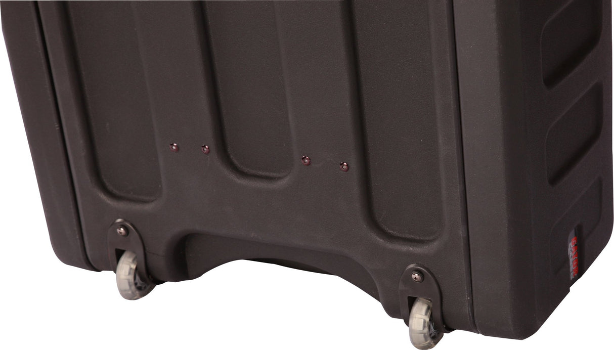 Gator Cases G-Pro Racks Pro Series, caja de PE moldeado Mil-Grade; 8U, 19" de profundidad; con asa y ruedas (G-PROR-8U-19)