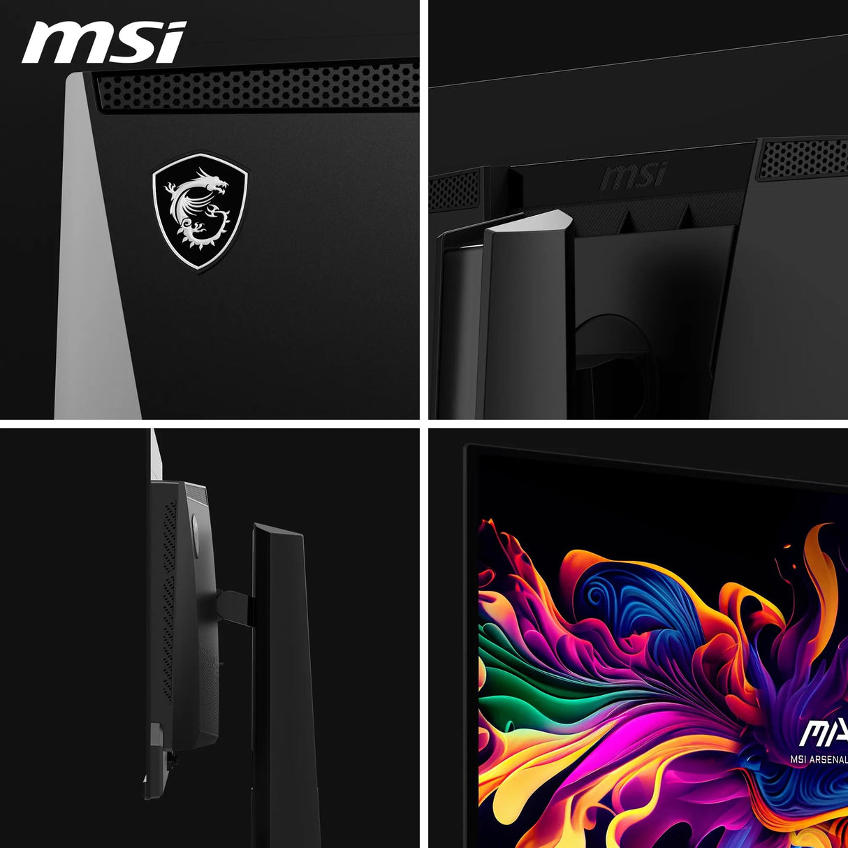 MSI mag 271QP QD-OLED X28 Monitor Gaming WQHD de 27 Pulgadas, Panel OLED Quantum Dot de 2560 x 1440, 280 Hz, 0,03 ms, DisplayHDR True Black 400, inclinación, Altura Ajustable,