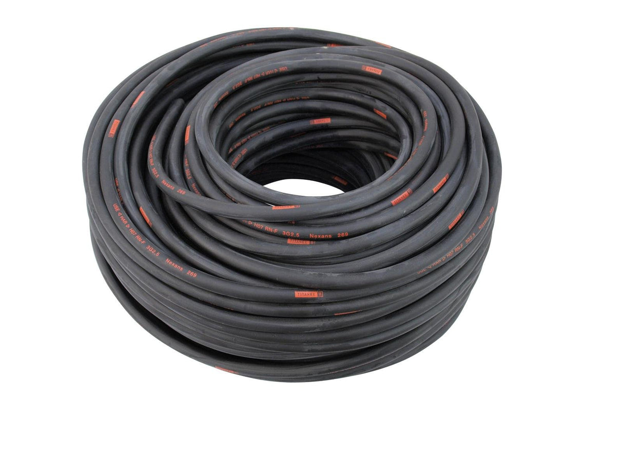 Titanex Cable de alimentación 3 x 2,5 100 m H07RN-F