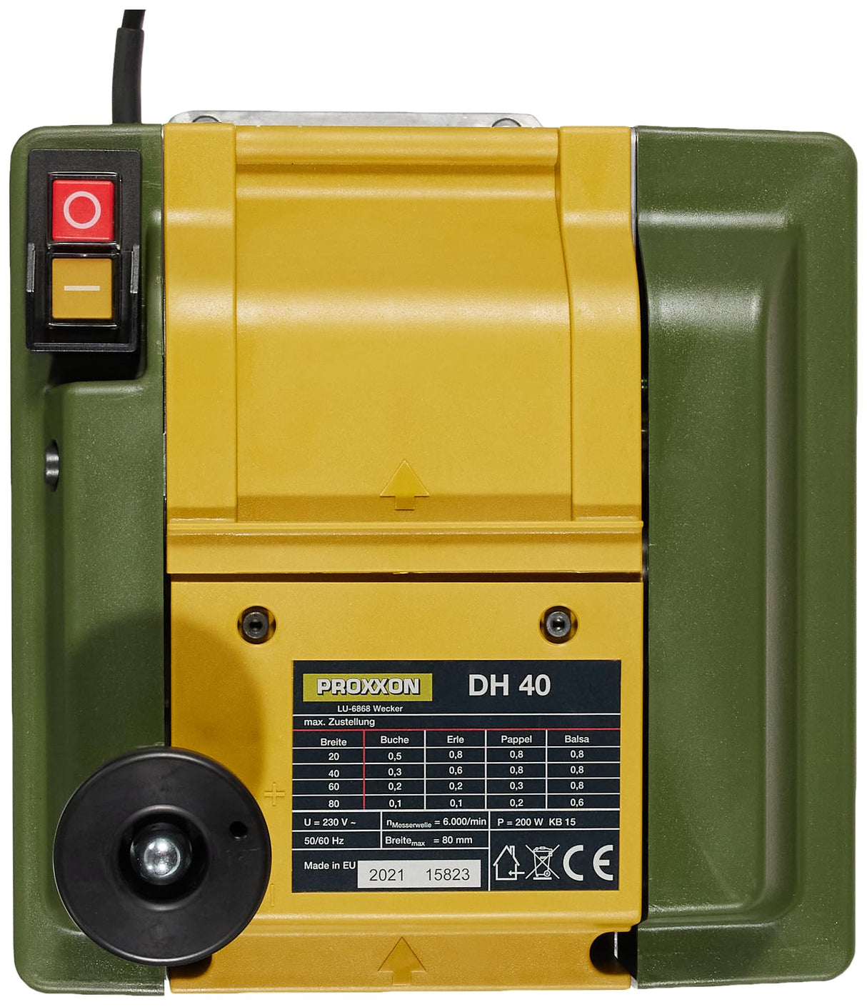 PROXXON 2227040 2227040-Cepillo regruesador dh 40, 230 V, Metal
