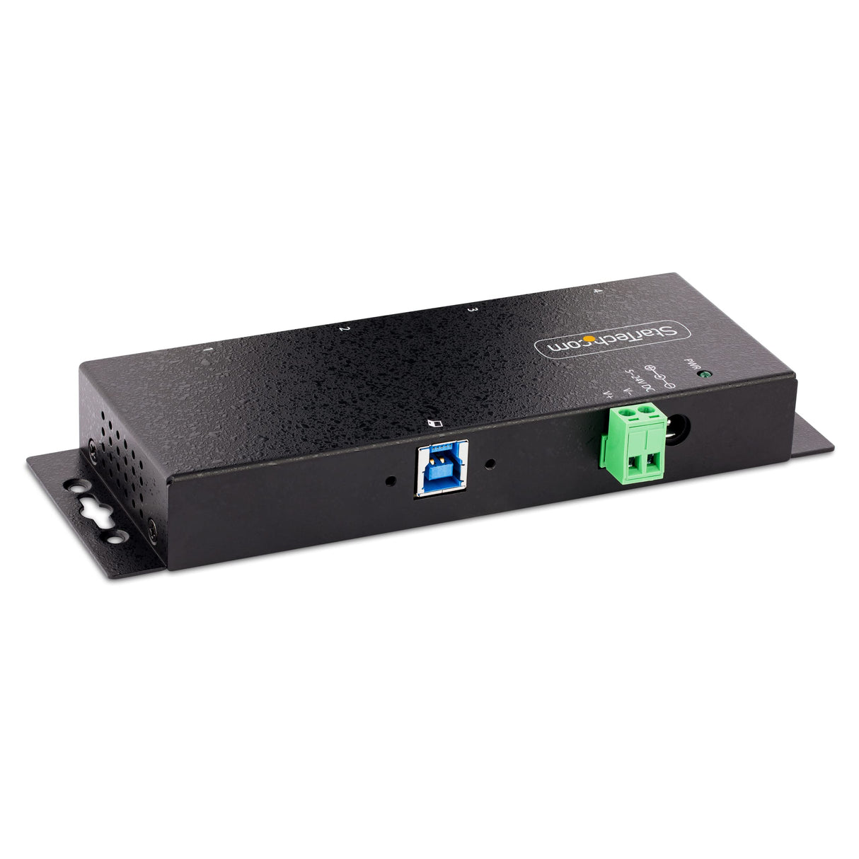 StarTech 4-Port Industrial USB 3.0 Hub - 5Gbps, ESD and surge protection - Robust metal housing