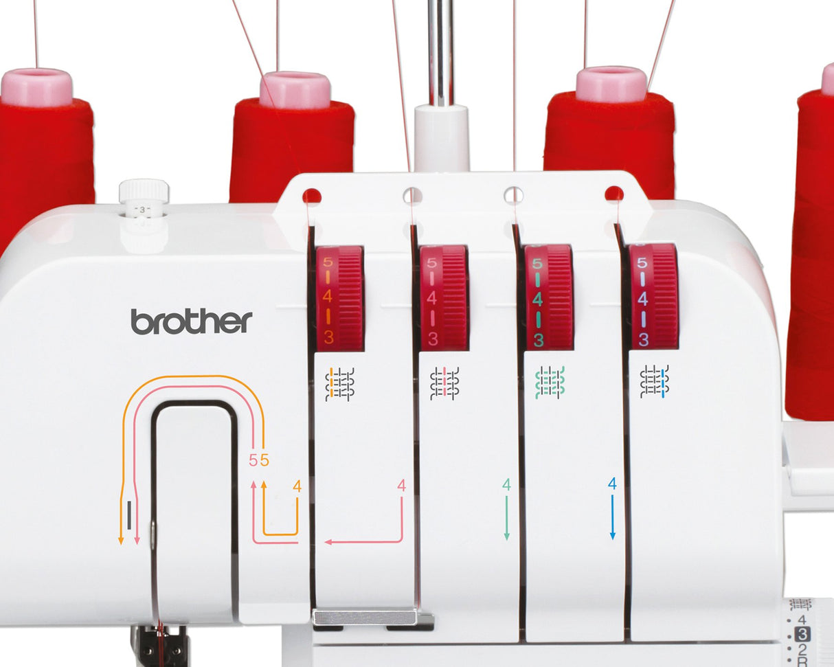 Brother M343D, Acero Inoxidable, Blanco, 38 X 32 X 36 cm