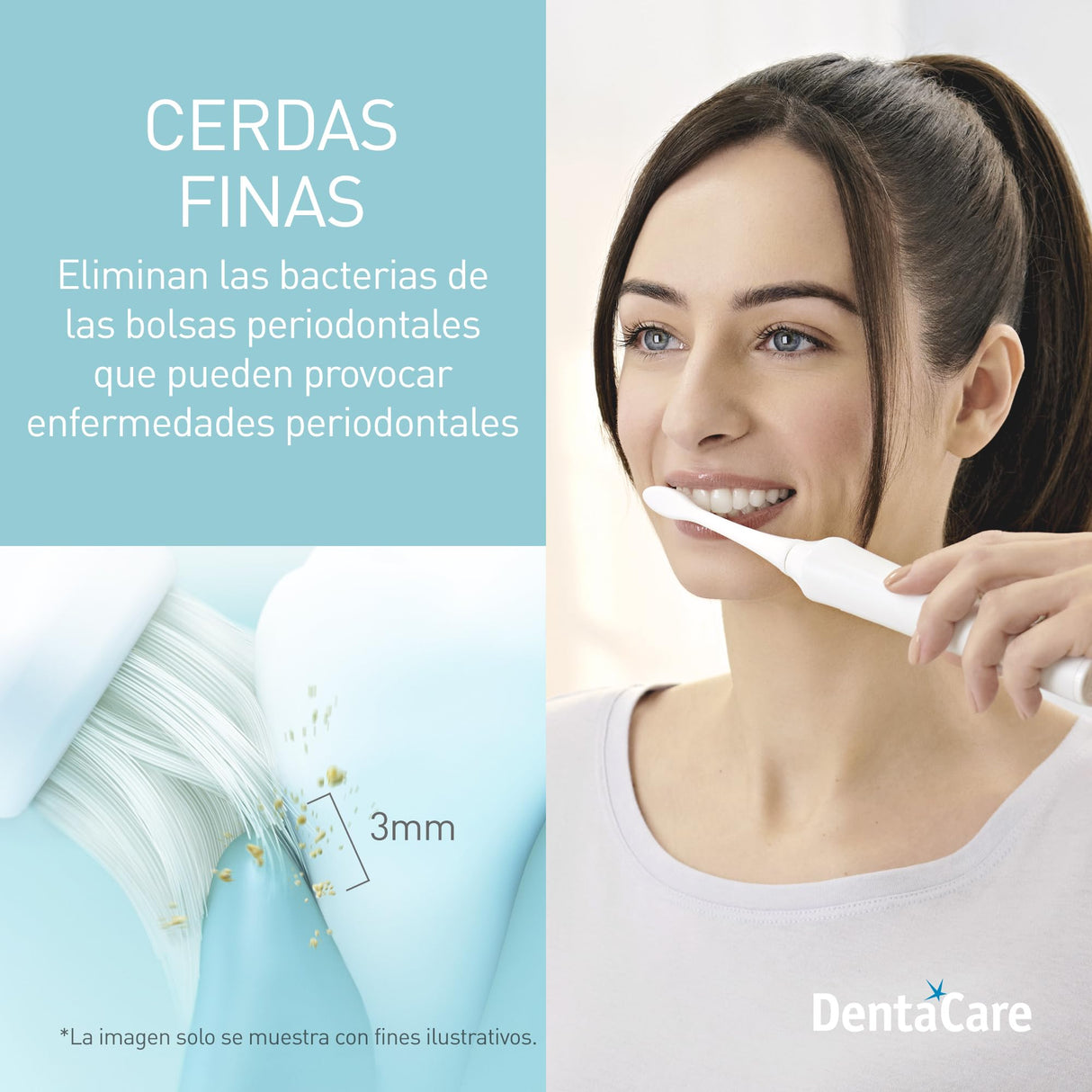 Panasonic EW-DL83-W803 Cepillo de Dientes Eléctrico Sónico (Control de Presión, Temporizador de cepillado, 2 Modos, Indicador LED, Inalámbrico, 100% Lavable), Color Plata