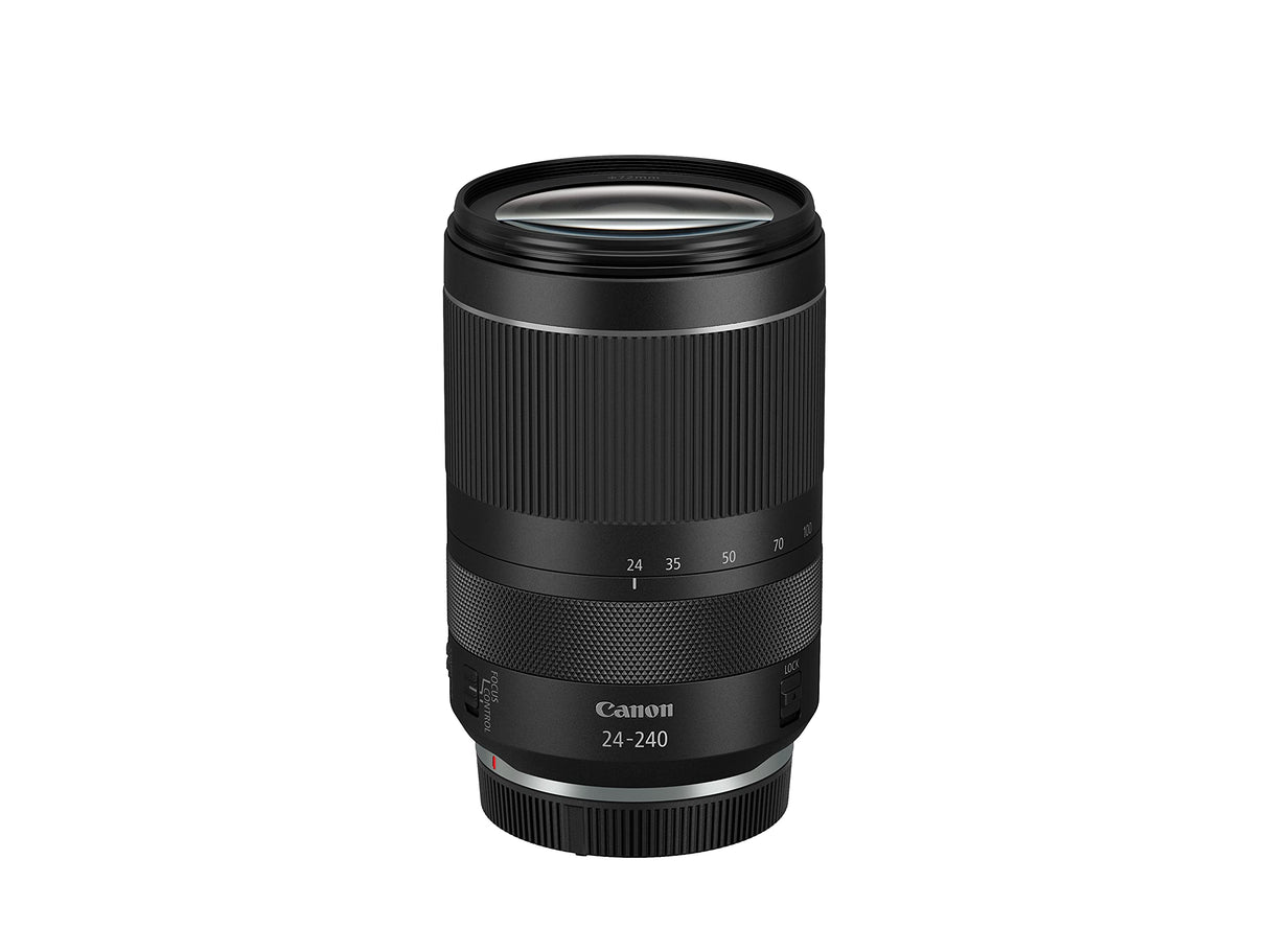 Canon RF 24-240mm f/4-6.3 IS Nano USM - Objetivo para cámara (Longitud Focal de 24 a 240 mm, Enfoque Nano USM, estabilizador de Imagen de 5 Pasos) Negro