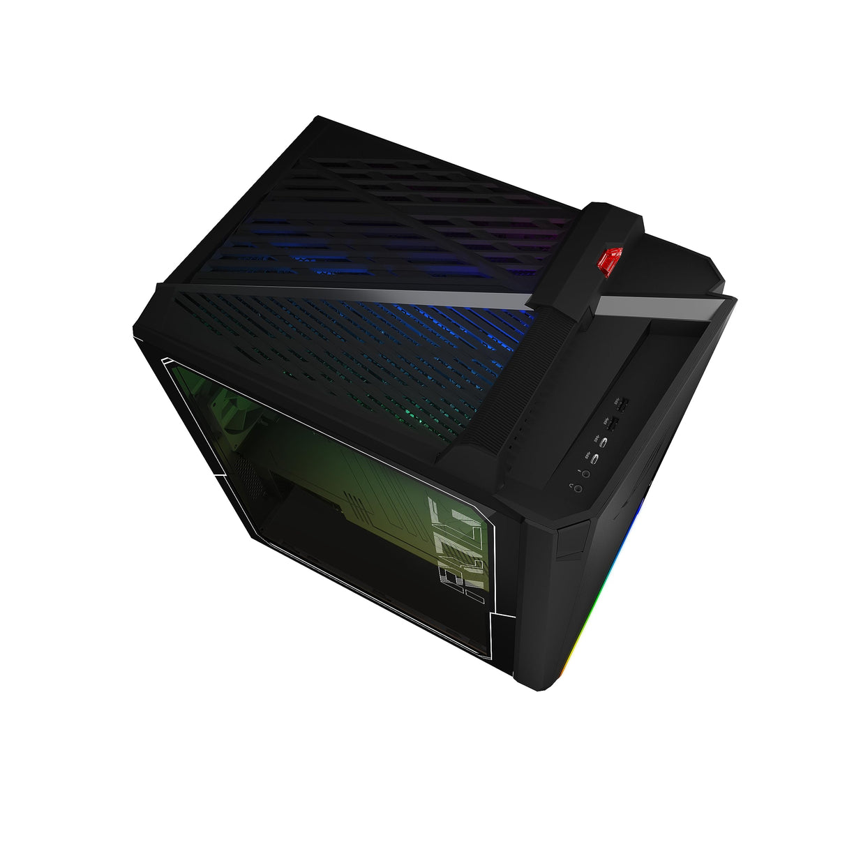 Asus ROG Strix GA35 G35DX-SP007D - Sobremesa Gaming (AMD Ryzen 7 5800X, 32GB RAM, 1TB y 1TB SSD, NVIDIA RTX 3080 10GB, Sin Sistema Operativo), Negro Estrella