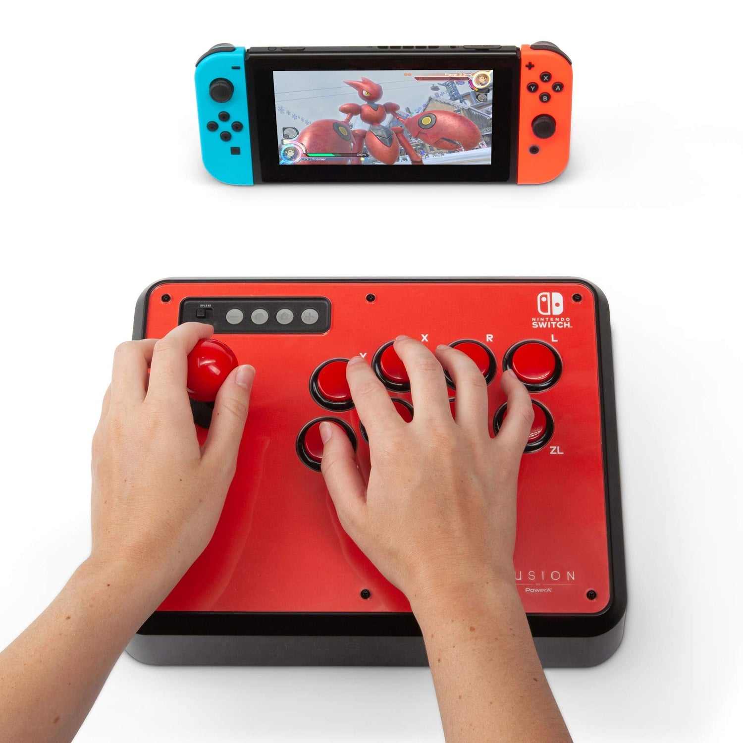 PowerA Fusion - Mando arcade inalámbrico para Nintendo Switch y Nintendo Switch Lite, Bluetooth