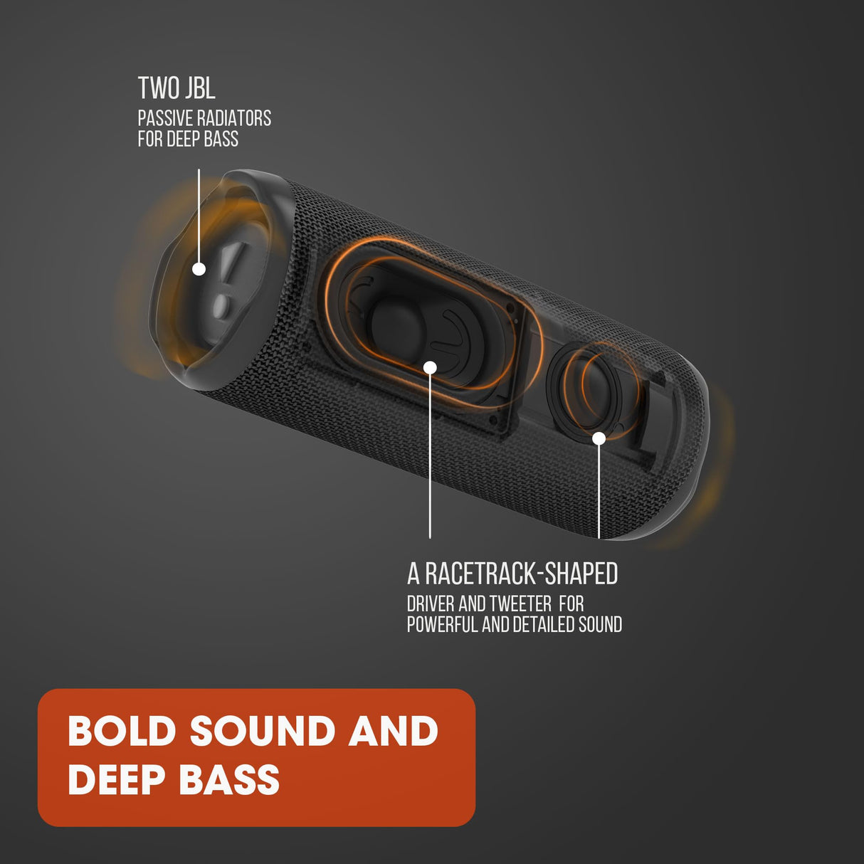 JBL Altavoz Bluetooth portátil Flip 6 Altavoz resistente al agua y al polvo IPX67, compatible con JBL PartyBoost, hasta 12h de batería, rojo