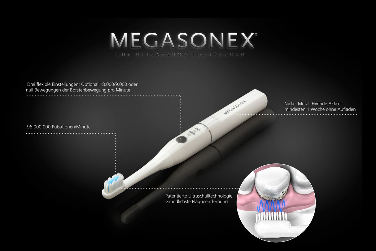 Megasonex M8 - Cepillo de dientes eléctrico