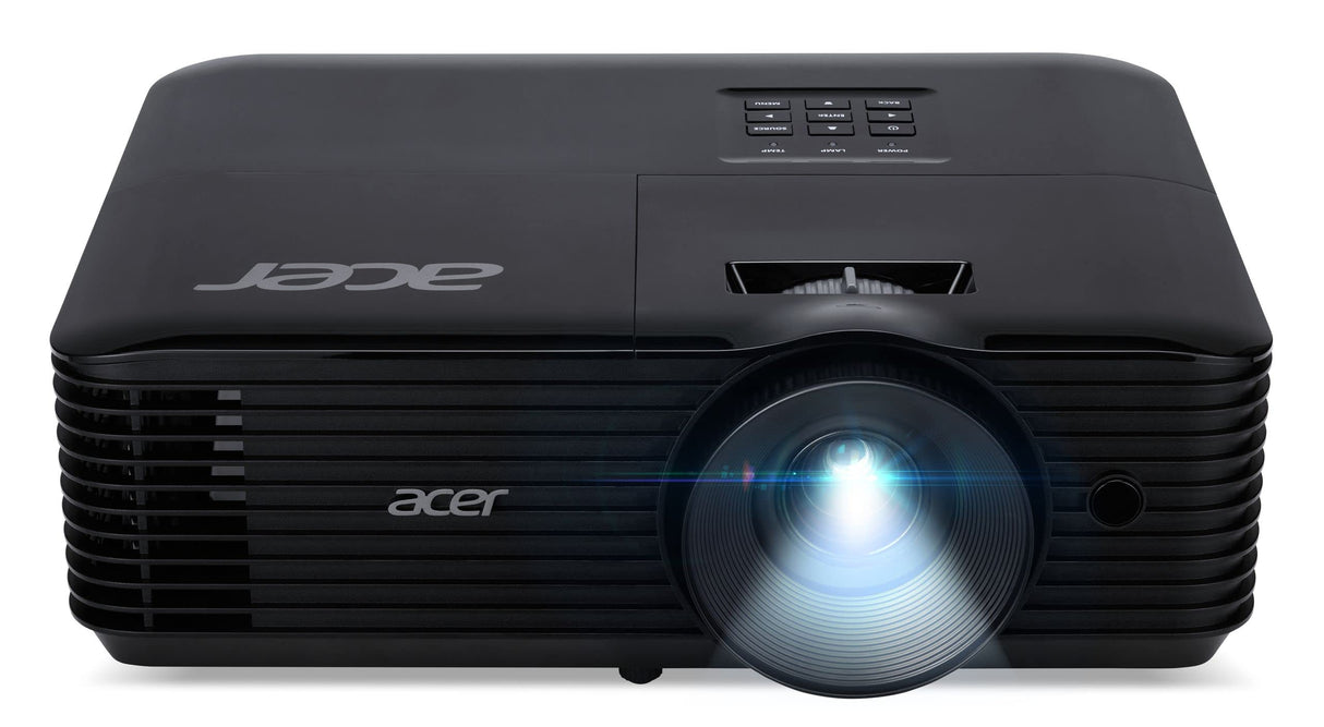 Acer Proyector DLP X1328WH (WXGA (1.280 x 800 píxeles) 5.000 lúmenes ANSI, Contraste 20.000:1, 3D, Keystone, 1 Altavoz de 3 W, HDMI (HDCP), conexión de Audio, Negro, Cine en casa/Negocios