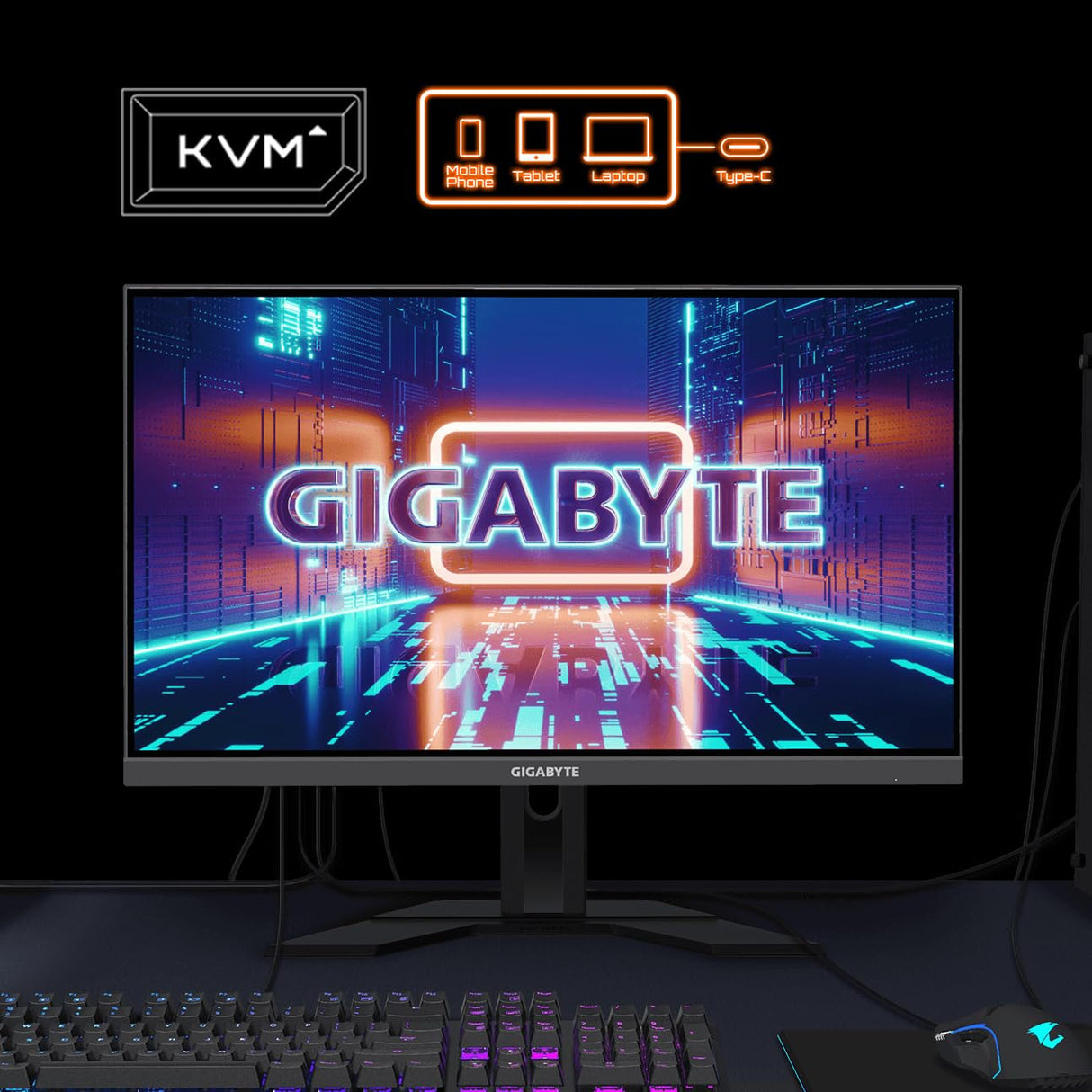 Gigabyte M32U 31.5" Monitor de Juego 4K UHD - 3840 x 2160, 144Hz, 1ms, 350 CD/m², FreeSync Premium Pro, Display HDR400, HDMI 2.1, Displayport 1.4