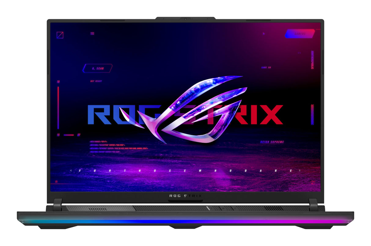 ASUS ROG Strix Scar 18 G834JZR-N6002W Windows 11 Home - Ordenador Portátil Gaming de 18" Quad HD+ 240Hz (Intel Core i9-14900HX, 32GB RAM, 1TB SSD, NVIDIA RTX 4080 12GB) Negro - Teclado QWERTY español