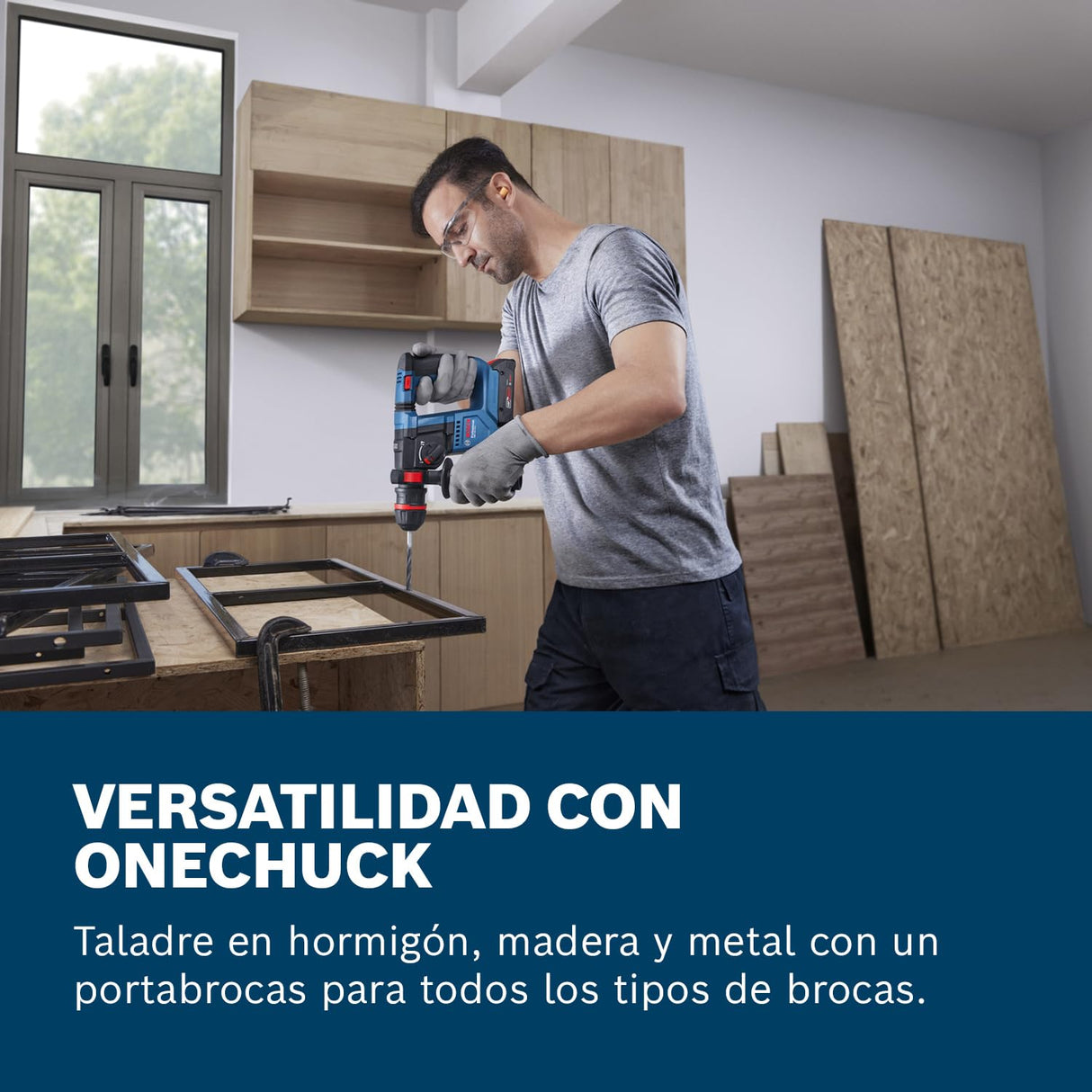 Bosch Professional 18V System martillo perforador a batería GBH 18V-18 X (ONECHUCK, incl. L-BOXX 136)