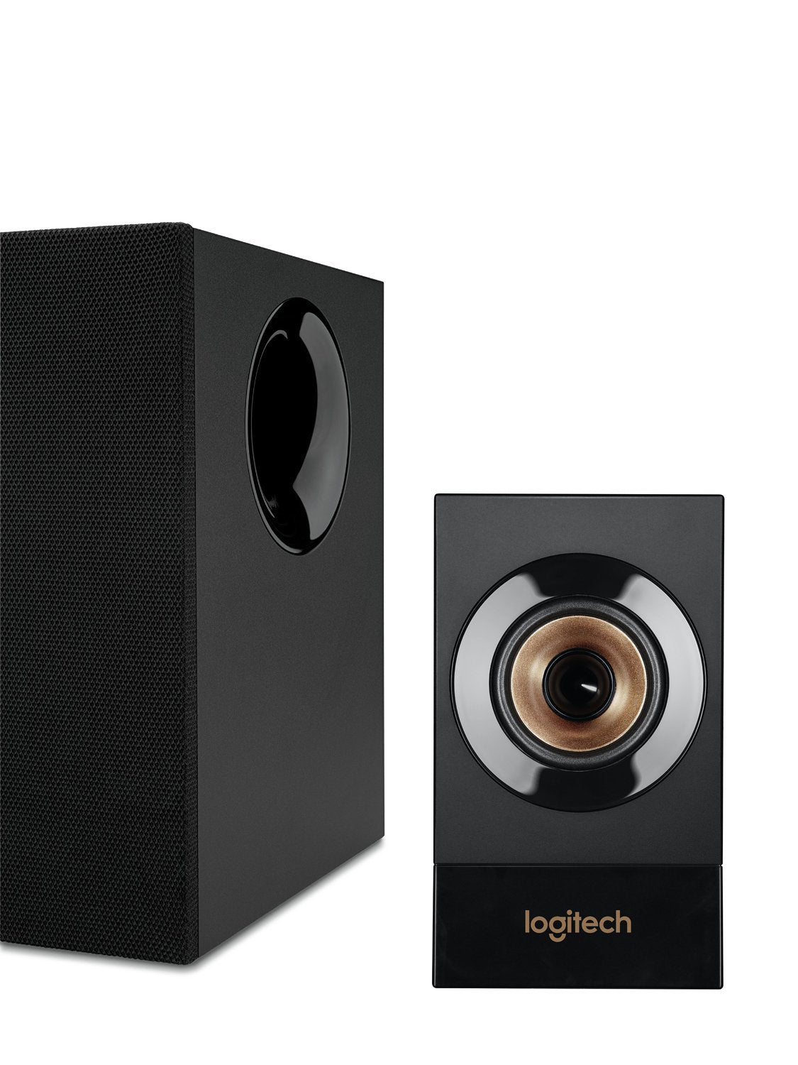 Logitech Z533 2.1 Sistema de Altavoces 2.1 con Subwoofer, Sonido Potente, 120W de Pico, Graves Potentes, Entradas Audio 3.5 mm/RCA, Multidispositivos, Enchufe UK, PC/PS4/Xbox/TV/Smartphone/Tablet