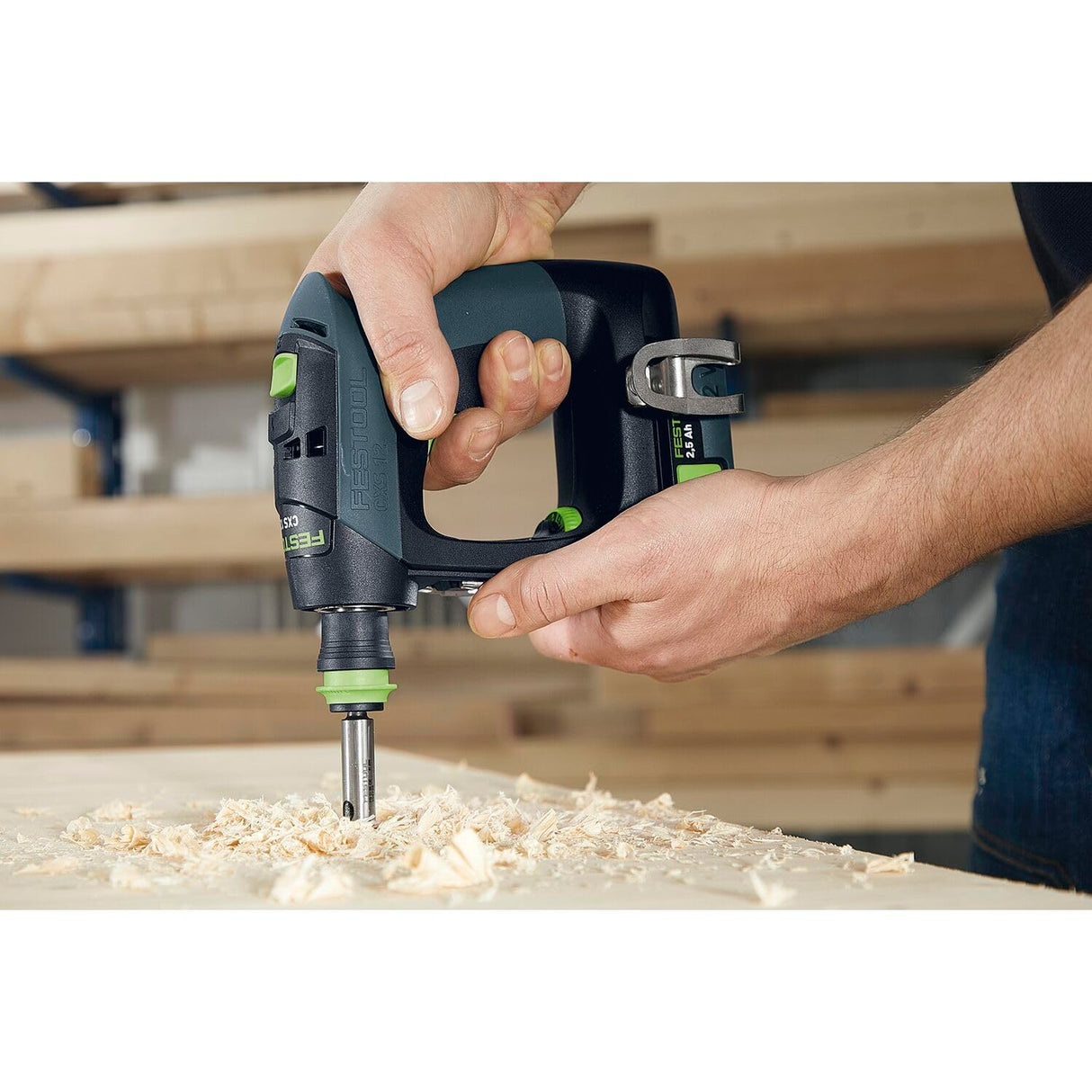 Festool Taladro atornillador a batería CXS 12 2,5-Set