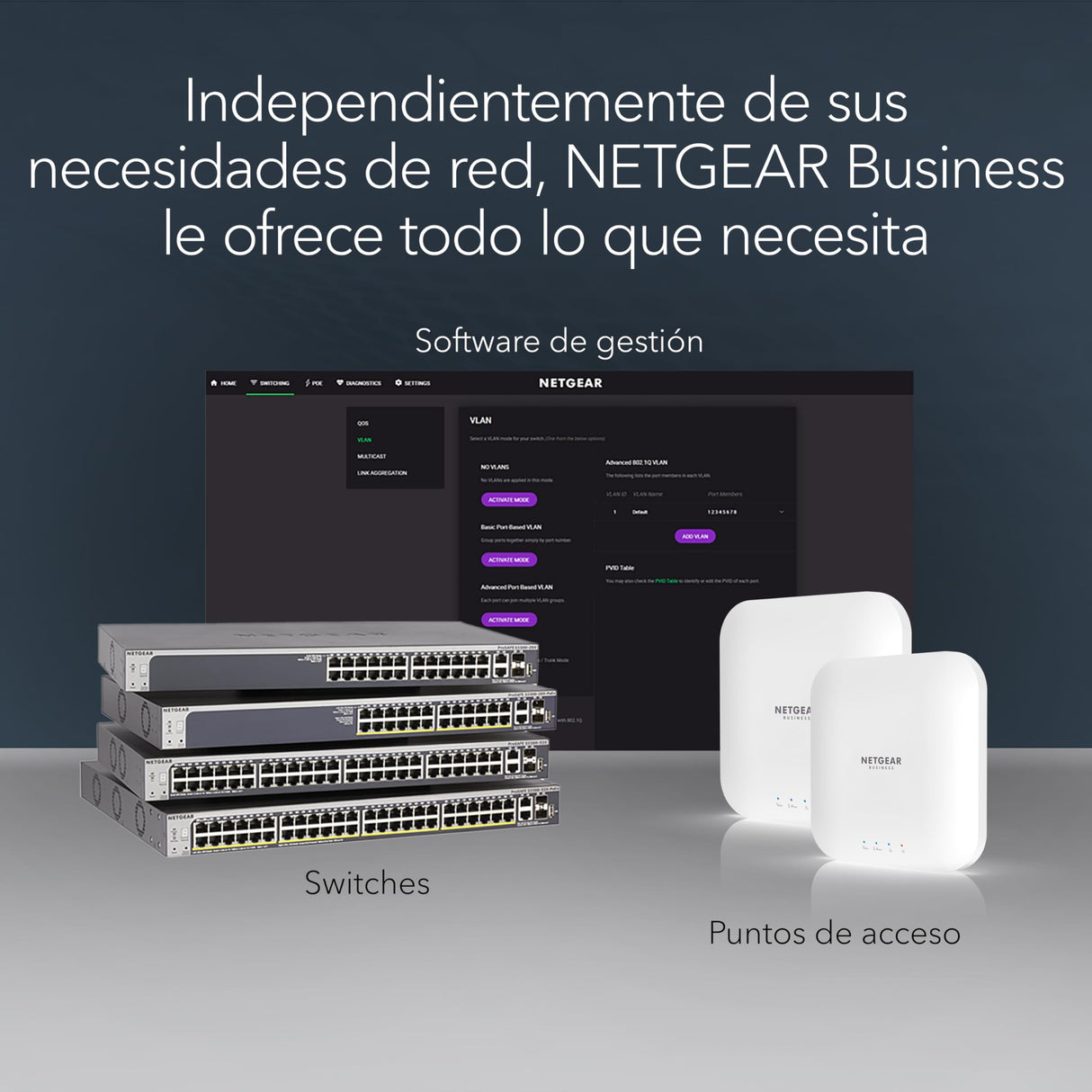 NETGEAR Switch de 8 Puertos y 10 GB GS108X | Switch Ethernet multigigabit - 1 Puerto SFP+ 10G - Montaje en sobremesa o en Bastidor, y protección de por Vida