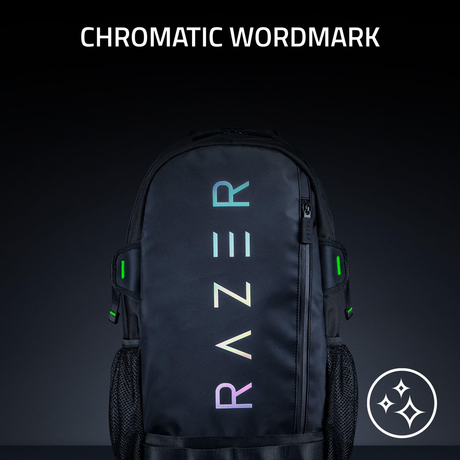 Razer Rogue v3 - Mochila para laptop de 16 pulgadas: exterior resistente al desgarro y al agua, bolsillo lateral de malla para botellas de agua, compartimento dedicado para laptop, se adapta a