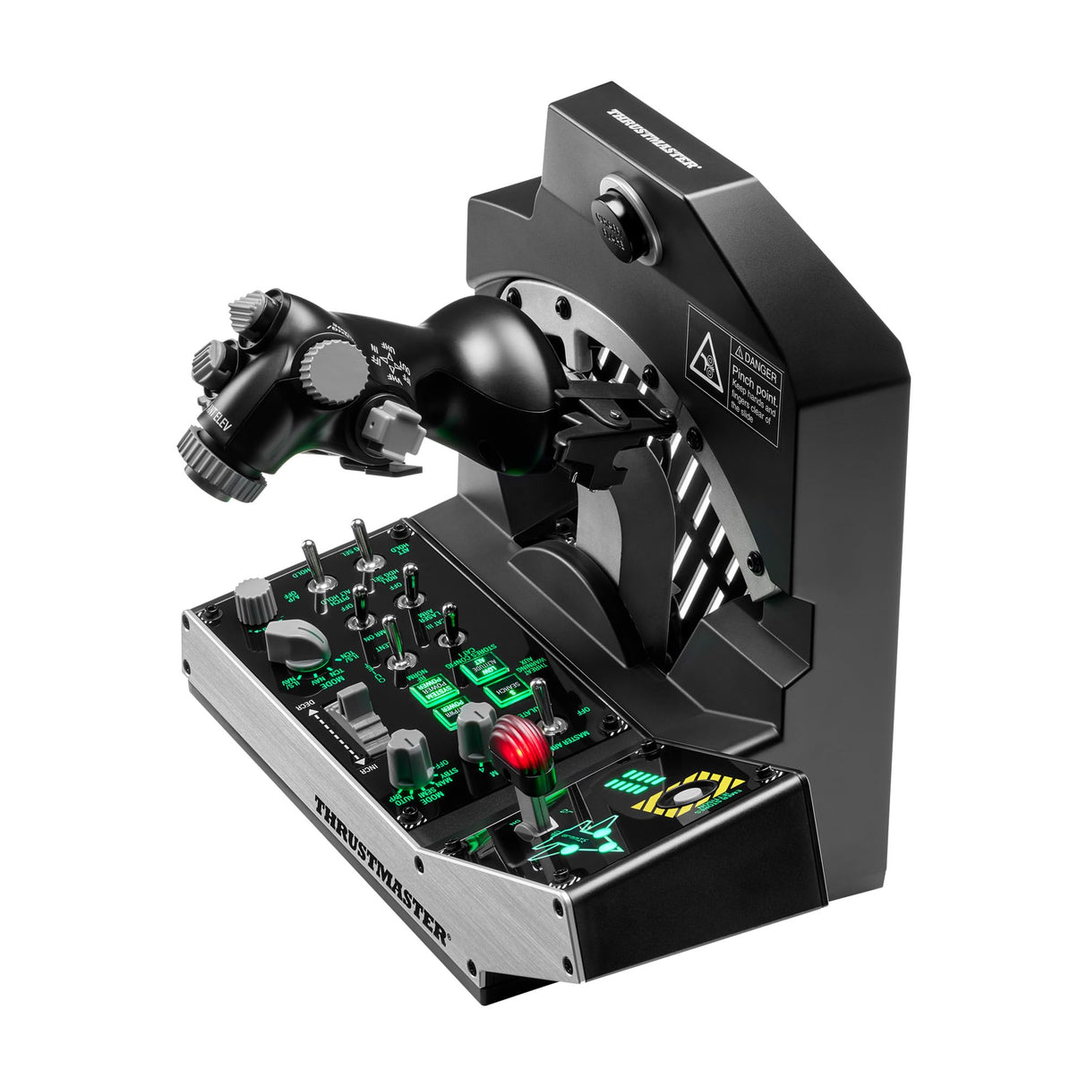 Thrustmaster Viper TQS Mission Pack para PC, Sistema de Cuadrante de Aceleración de Metal, Acelerador y Panel de Control Incluidos, Precisión con Efecto Hall, 64 Botones de Acción, 6 Ejes