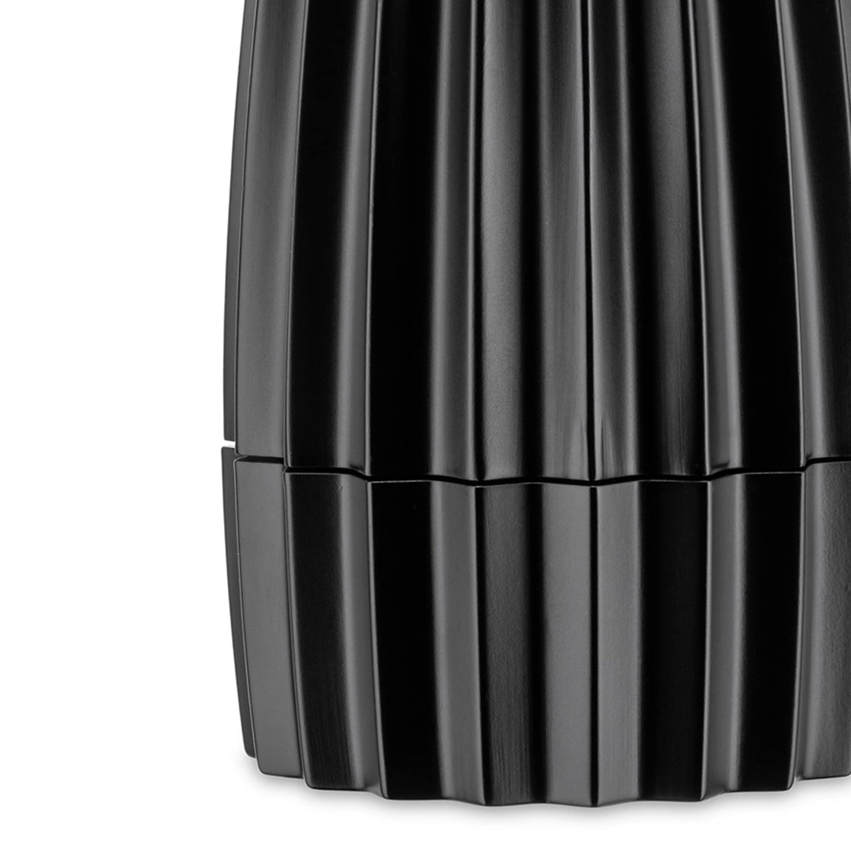 Alessi - Grind WAL03 B - Molinillo de Sal de Diseño en Aluminio Fundido, Negro