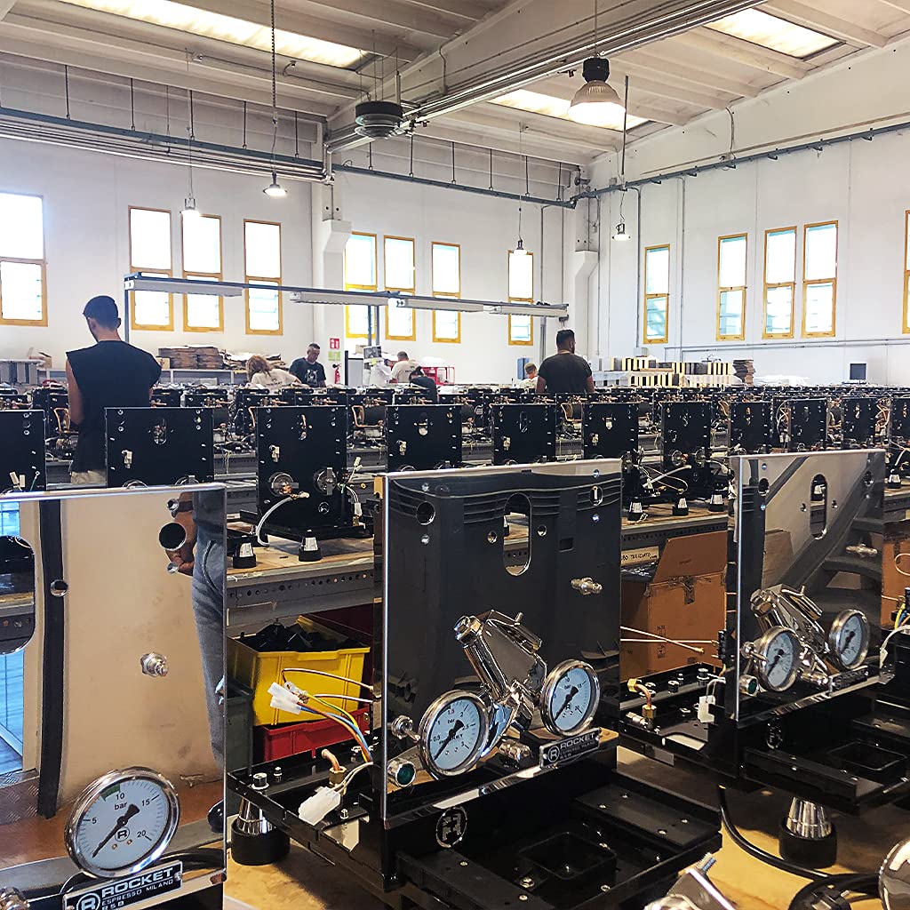 Rocket Appartamento Cobre | Portaherramientas compactas Máquina de espresso - Dos circuitos con grupo de preparación E61