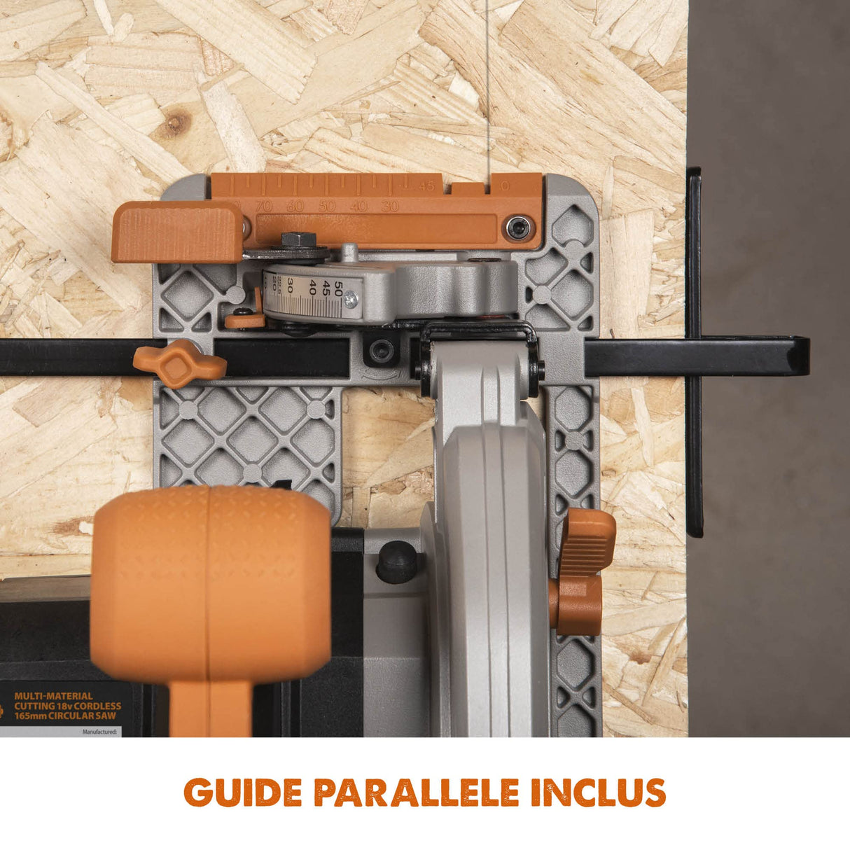 Evolution Sierra circular inalámbrica R165CCS-Li de Evolution Power Tools con corte multimaterial - Incluye batería de 4 Ah y cargador, hoja TCT de 165 mm y garantía de 3 años