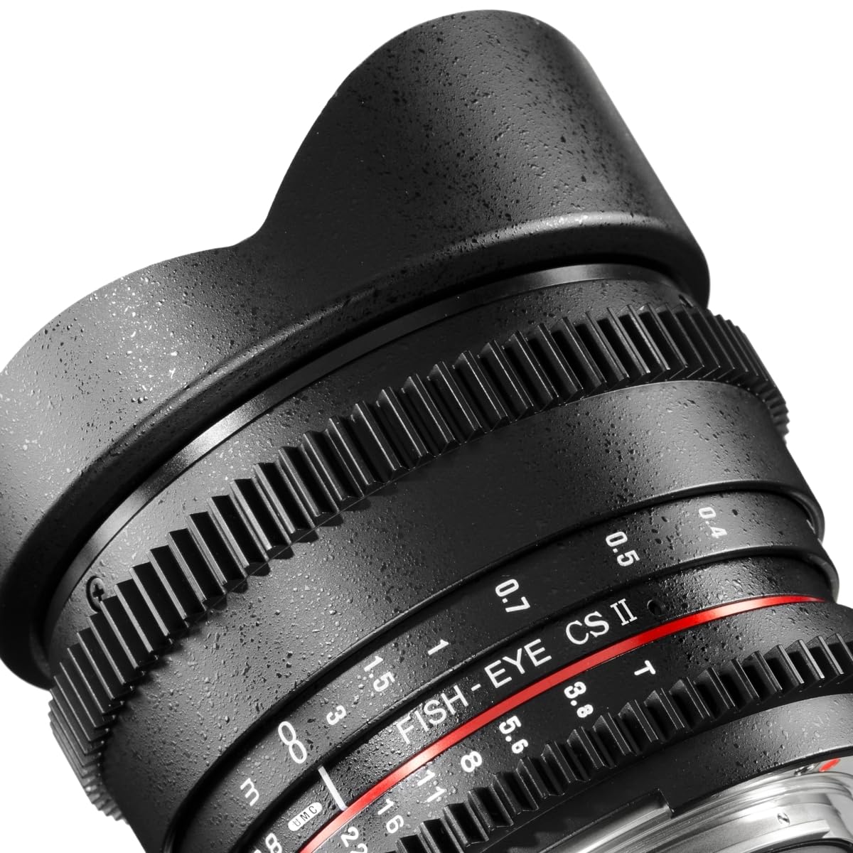 Walimex Pro 8 mm f/3.8 - Objetivo para Nikon (Distancia Focal Fija 8mm, Apertura f/3.8-22) Negro