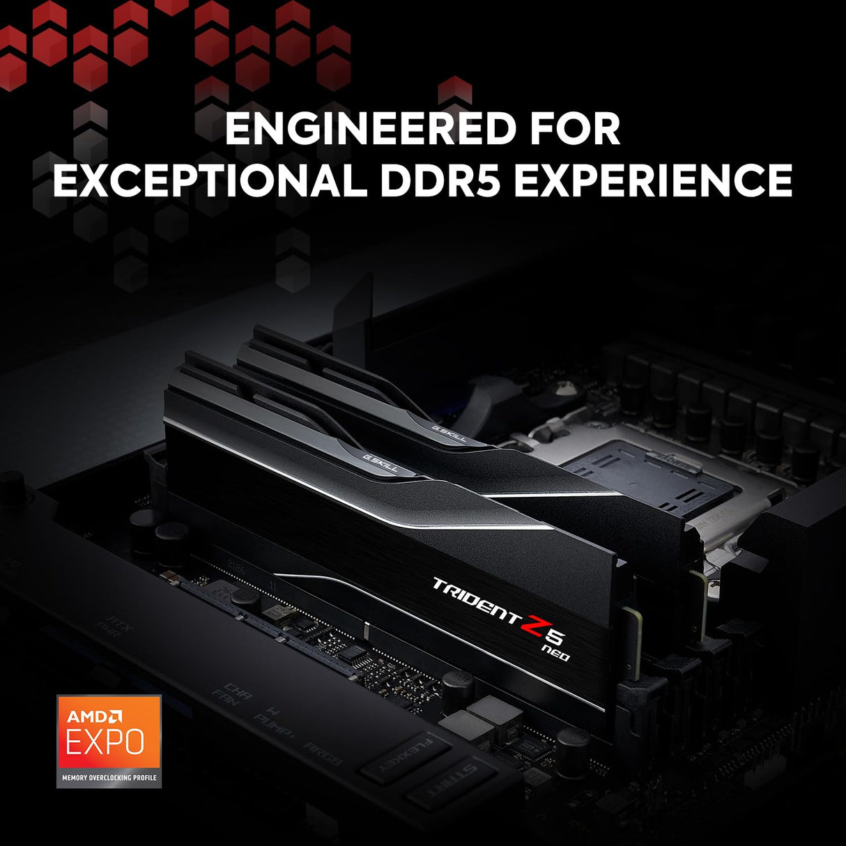 G.Skill Trident Z5 Neo 32GB DDR5 Kit (2x16GB) 6000MHz, CL32, AMD Expo