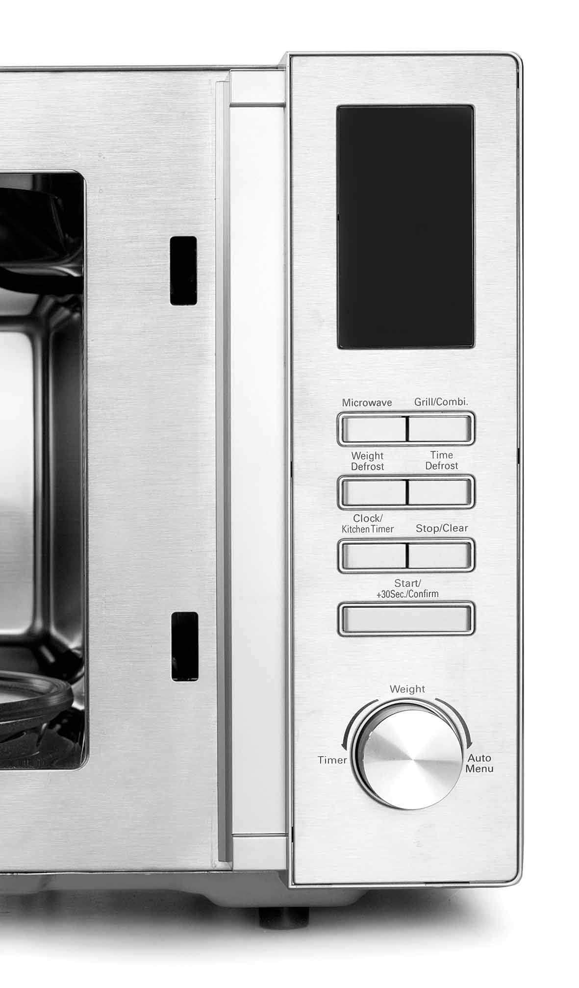 LACOR 69324 - Horno microondas con Plato Giratorio + Grill, 25 L, 900 W