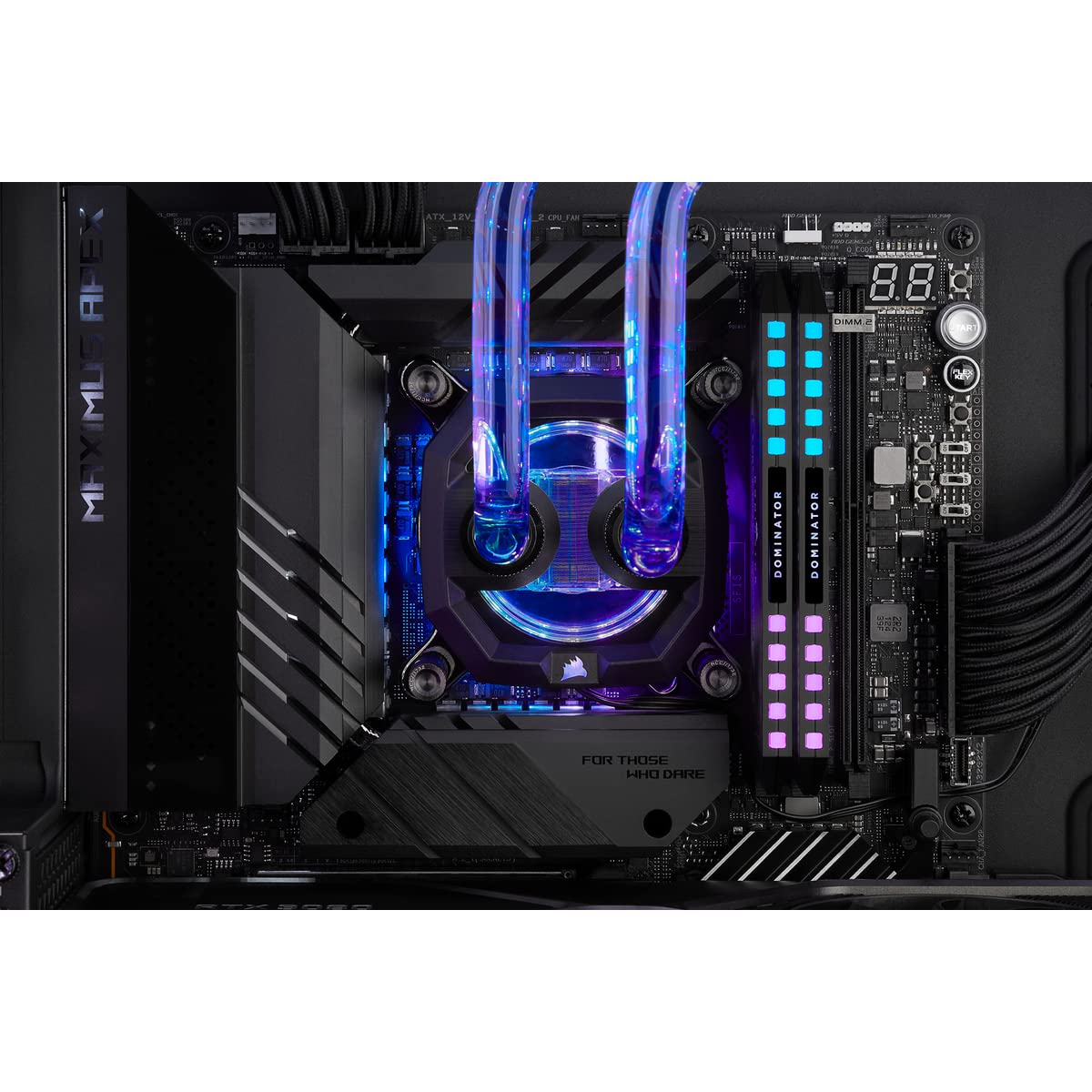 Corsair Hydro X Series iCUE XH305i RGB PRO Kit de Refrigeración Personalizada (Circuito Refrigeración para CPU, Bloque de Refrigeración Líquida CPU, Pack Bomba/Depósito D5, 3 Ventiladores RGB) Blanco