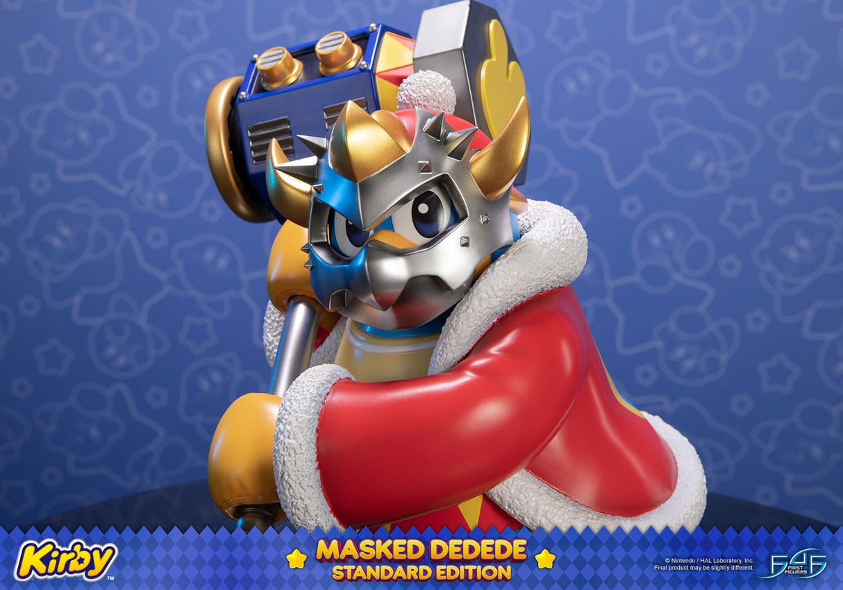 First 4 Figures Kirby - Estatuilla enmascarada Dedede 30 cm