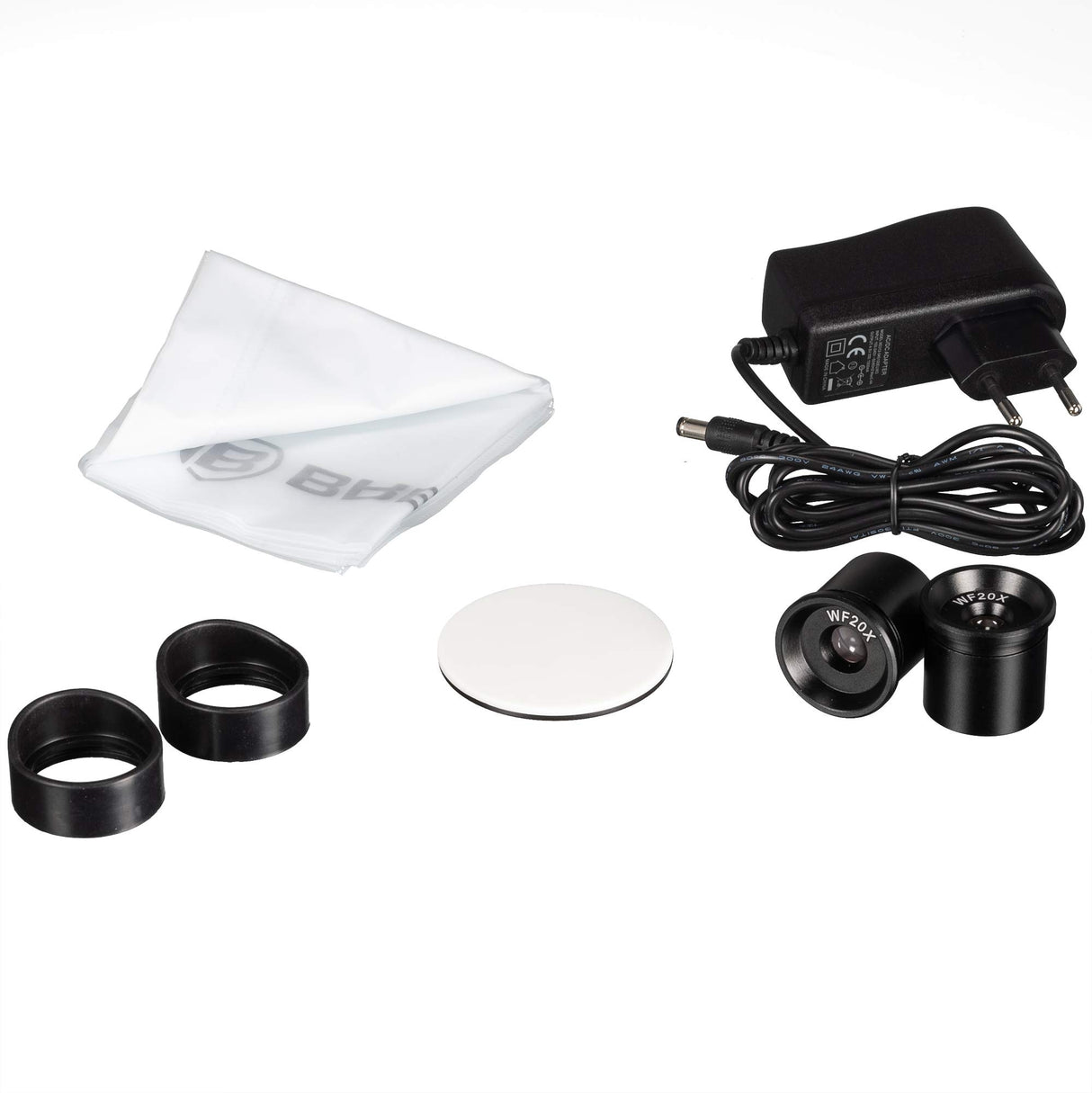 Bresser 5803100 Researcher ICD LED 20x-80x Microscopio, blanco