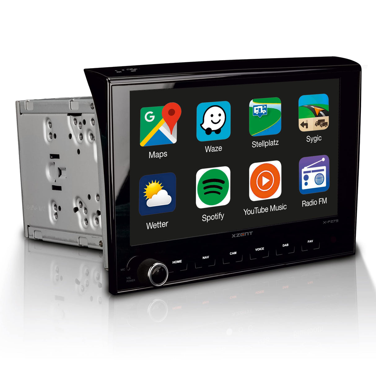 XZENT X-F275 Monitor Infoentretenimiento para Fiat Ducato III; Citroën Jumper II; Peugeot Boxer II