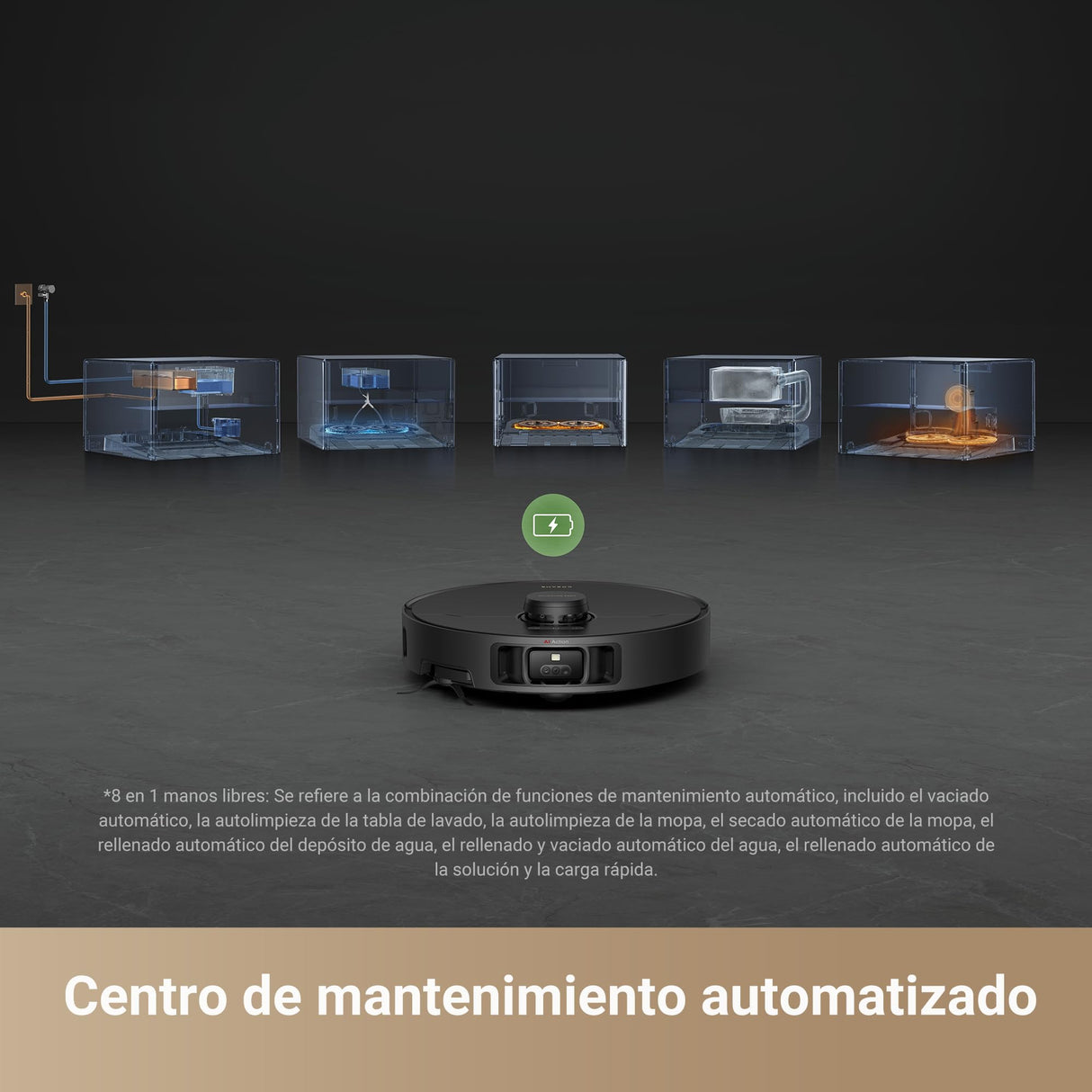 DREAME X40 Master Robot Aspirador, 12000Pa Robot Aspirador y Fregasuelos con Vaciado Automátic, Navegación Inteligente, Autolimpieza con Mopa, Modo Apto para Mascotas, Estación Base 8 en 1