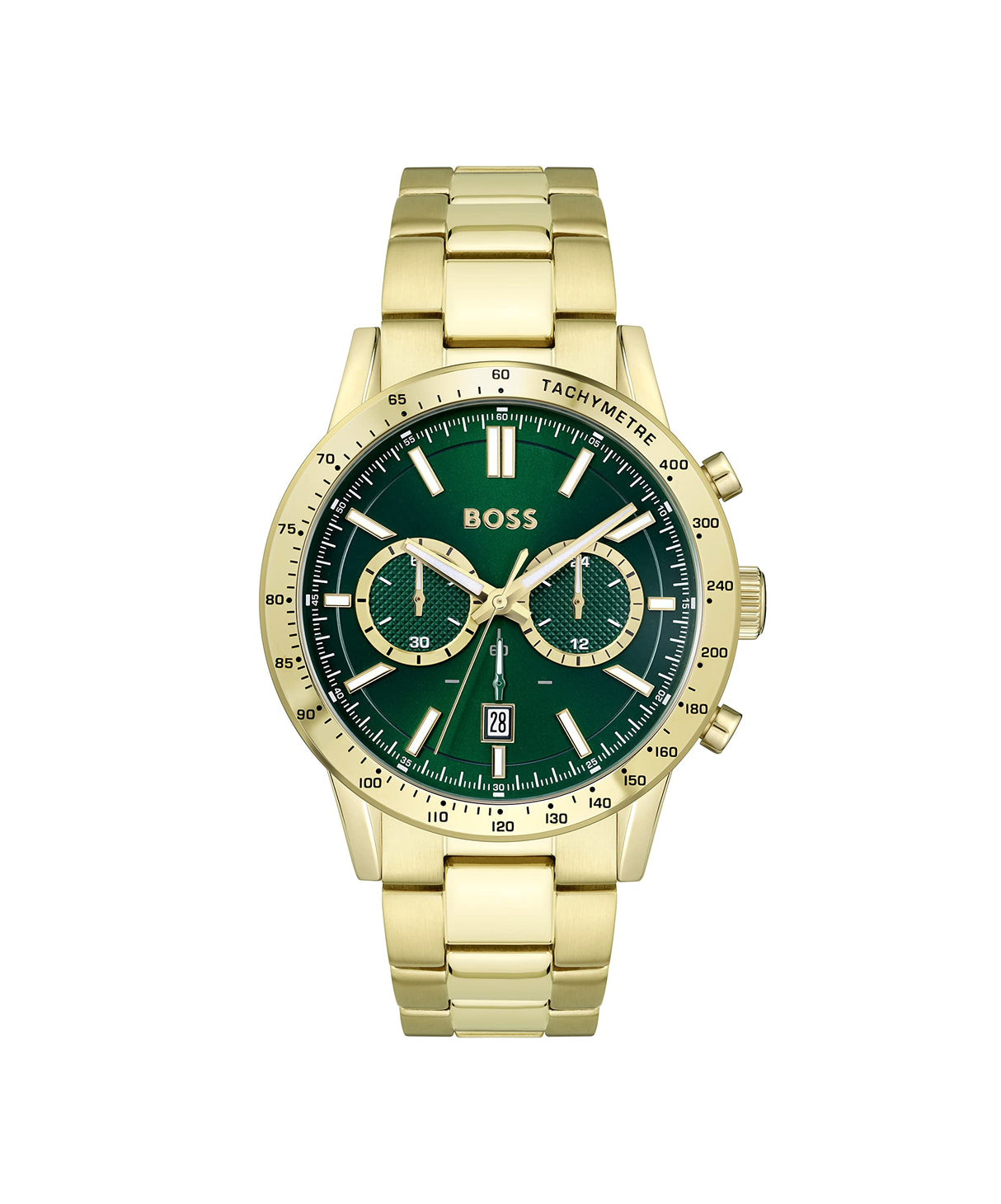 BOSS Reloj Cronógrafo de Cuarzo para Hombre con Correa en Acero Inoxidable Dorado - 1513923