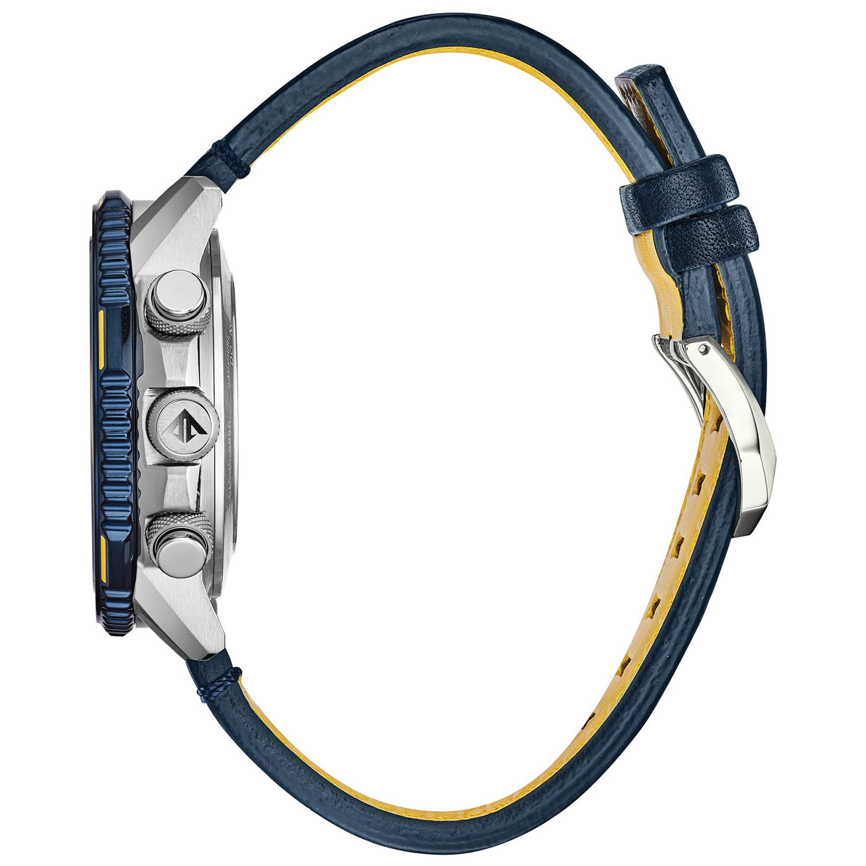 Citizen Reloj Analógico-Digital para Hombres de Energía Solar con Correa en Cuero JY8078-01L