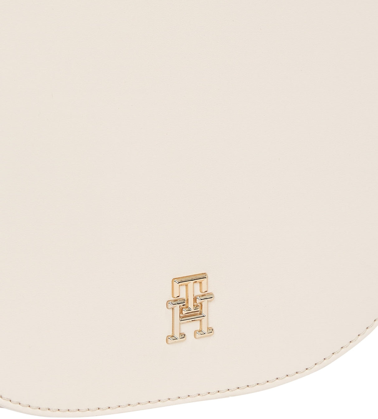 Tommy Hilfiger Bolso bandolera Mujer Logotape con correa ancha, Beige (Sugarcane), Talla Única