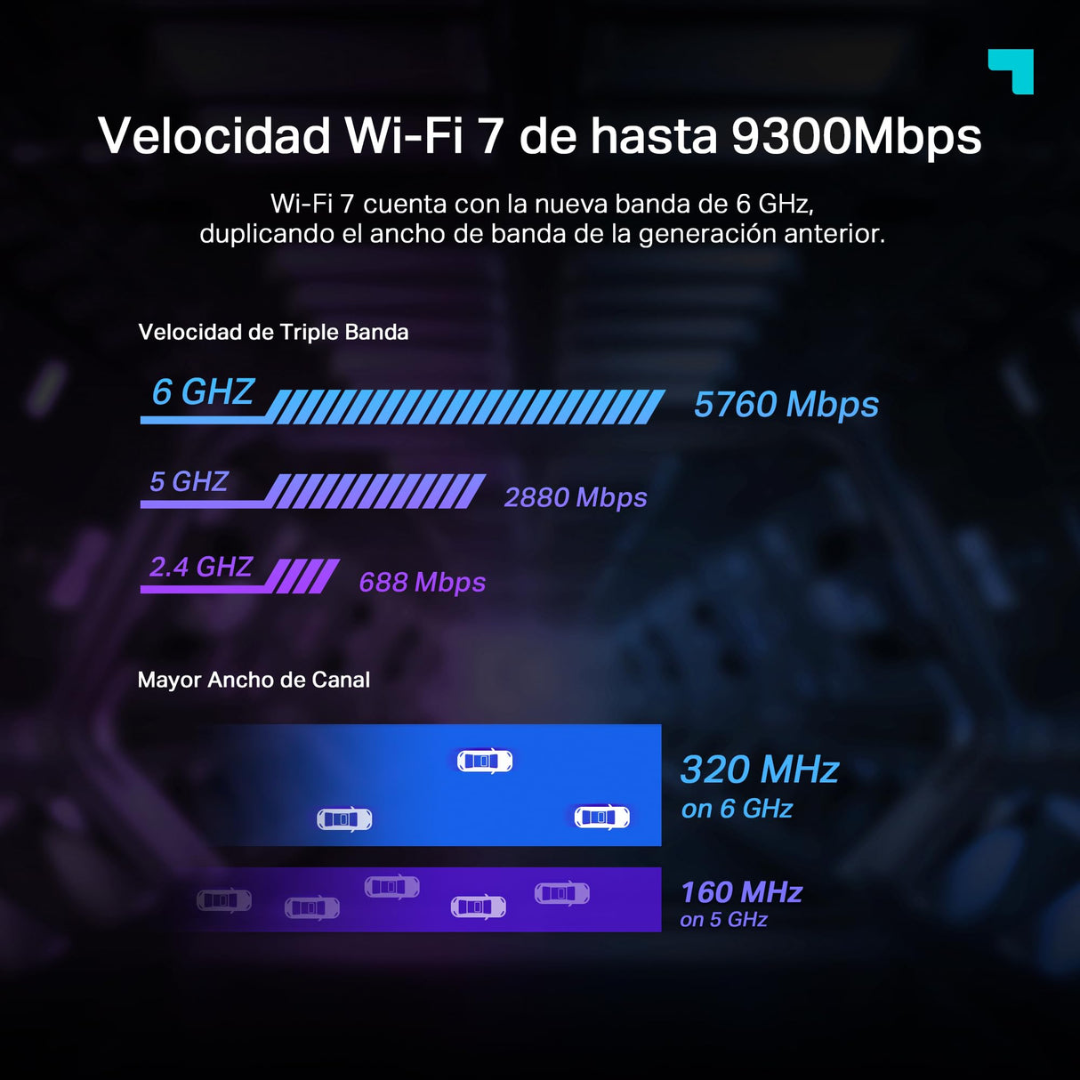 Archer TBE550E Adaptador PCI-E Wi-Fi 7 BE9300, Tri-Banda con Bluetooth 5.4| Antenas multidireccionales| Seguridad WPA3| Instalación rápida con USB| luz LED Multicolor| Compatible con Windows 11