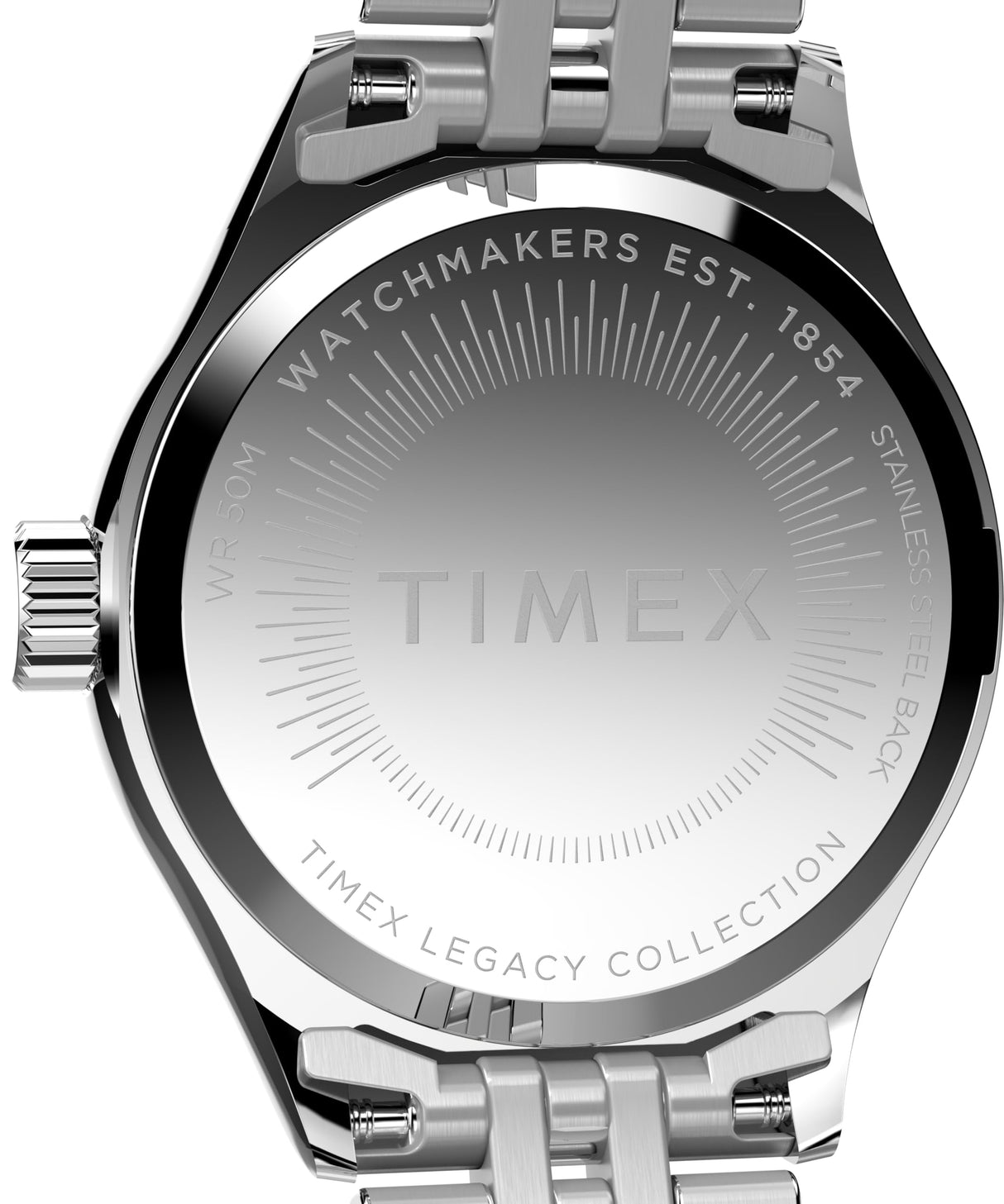 Timex Trend TW2W90700 - Reloj de Mujer 25 mm, Brazalete de Acero Inoxidable en Tono Plateado, Esfera Azul y Caja en Tono Plateado