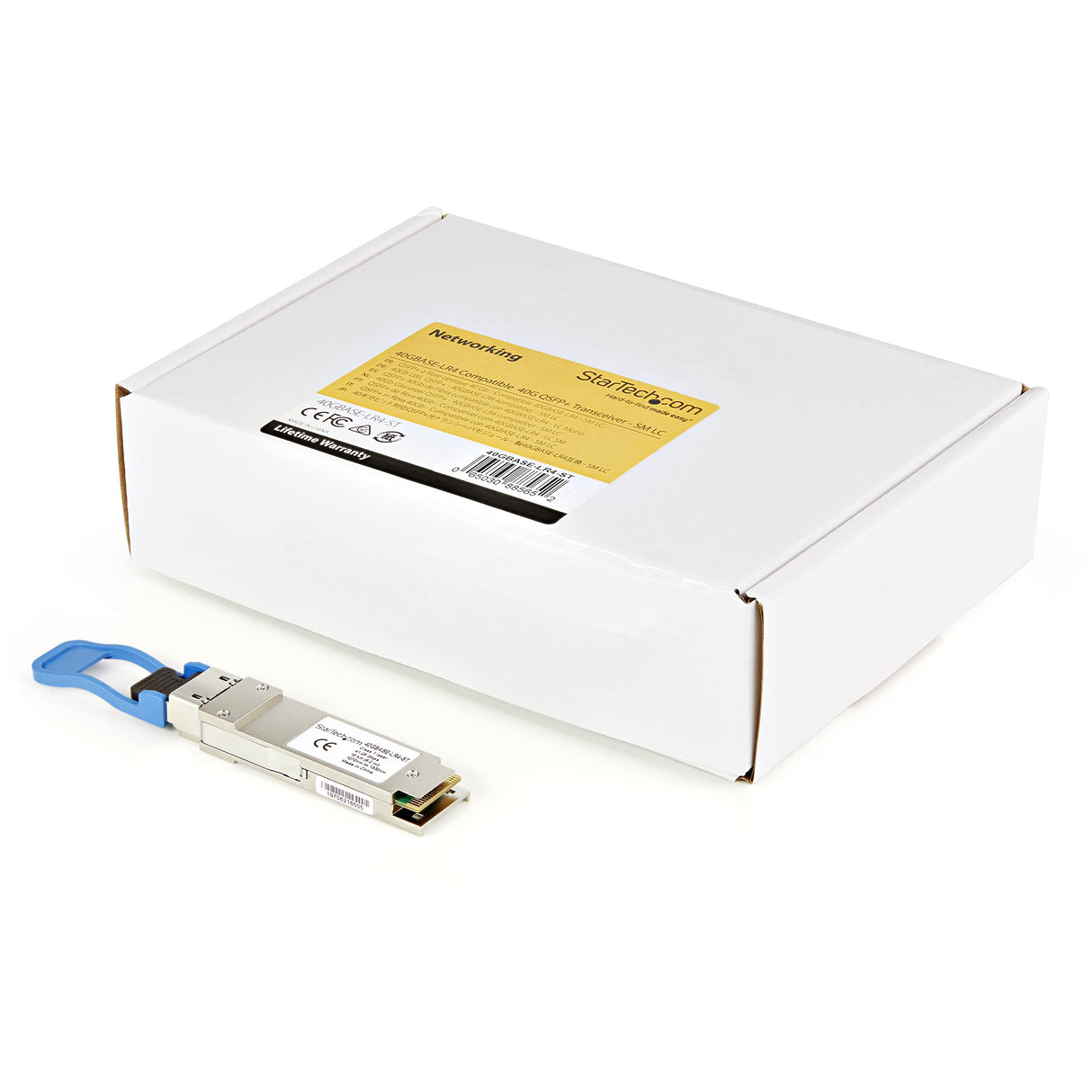 StarTech.com 40GBASE-LR4-ST Módulo Transceptor QSFP, Compatible con Palo Alto Networks 40G-QSFP-LR4-40G Base-LR4, Negro